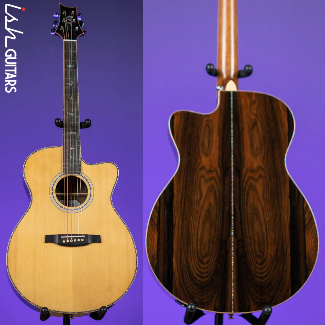 PRS SE A60E Angelus Acoustic Electric Guitar Ziricote