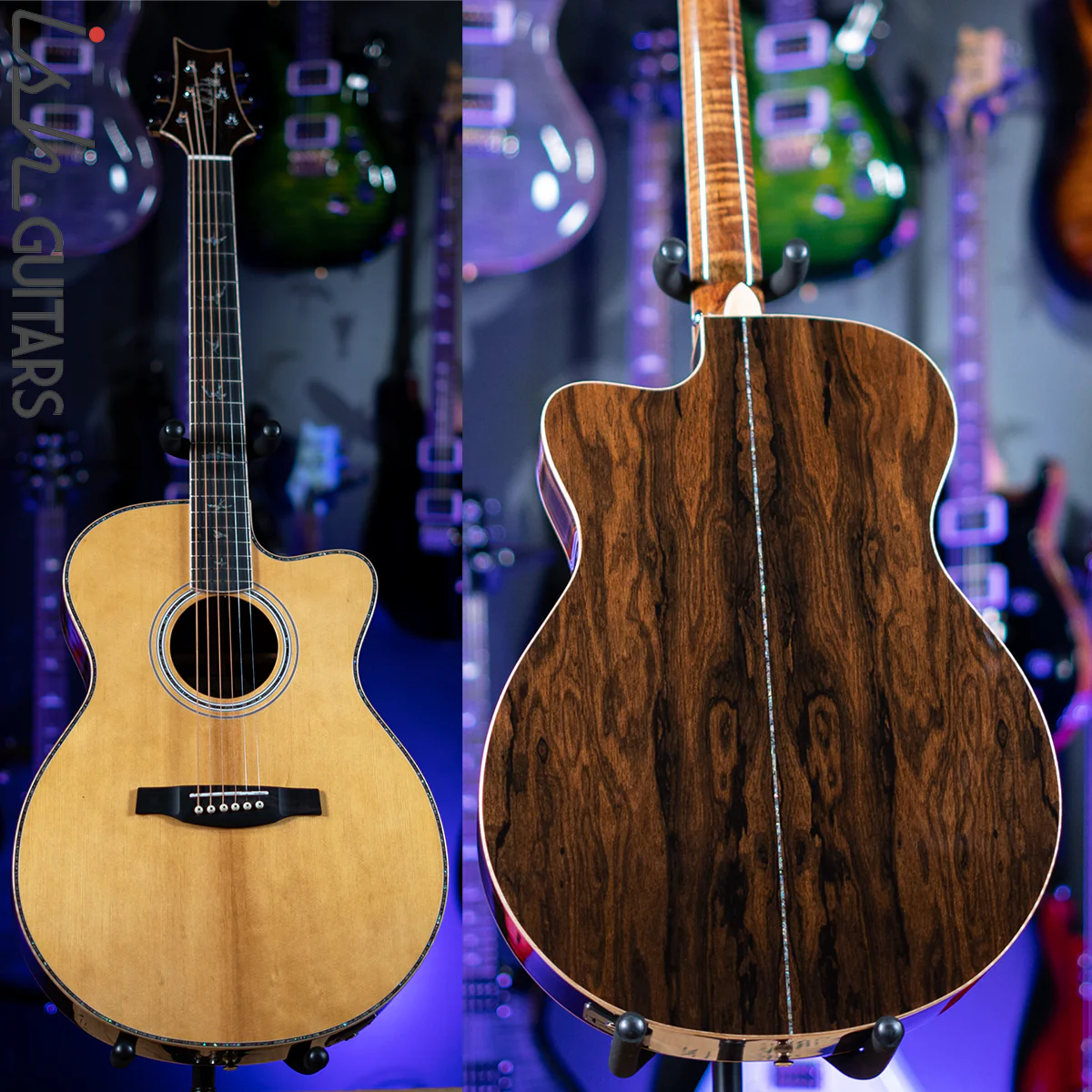 PRS SE A60E Angelus Acoustic Electric Guitar Ziricote