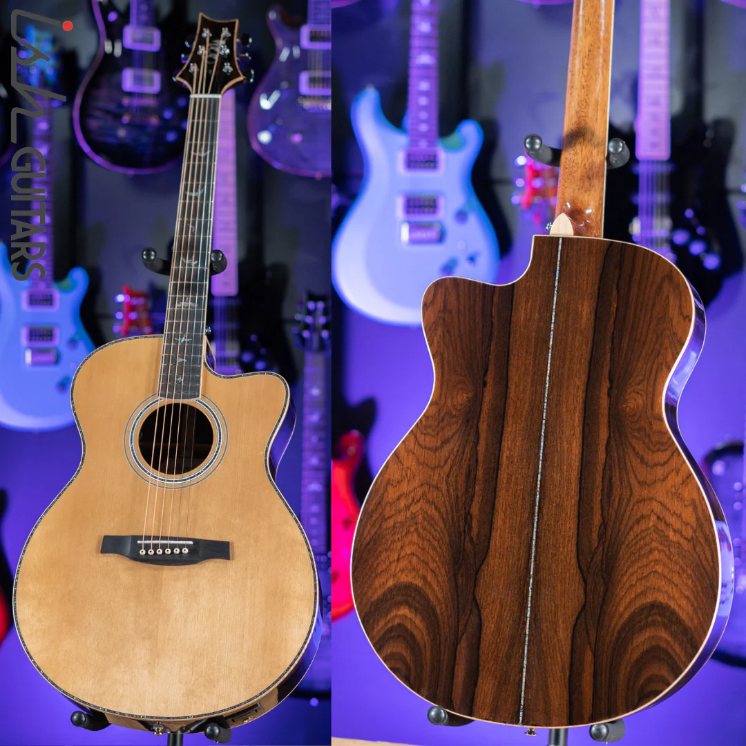 PRS SE A60E Angelus Acoustic Electric Guitar Ziricote
