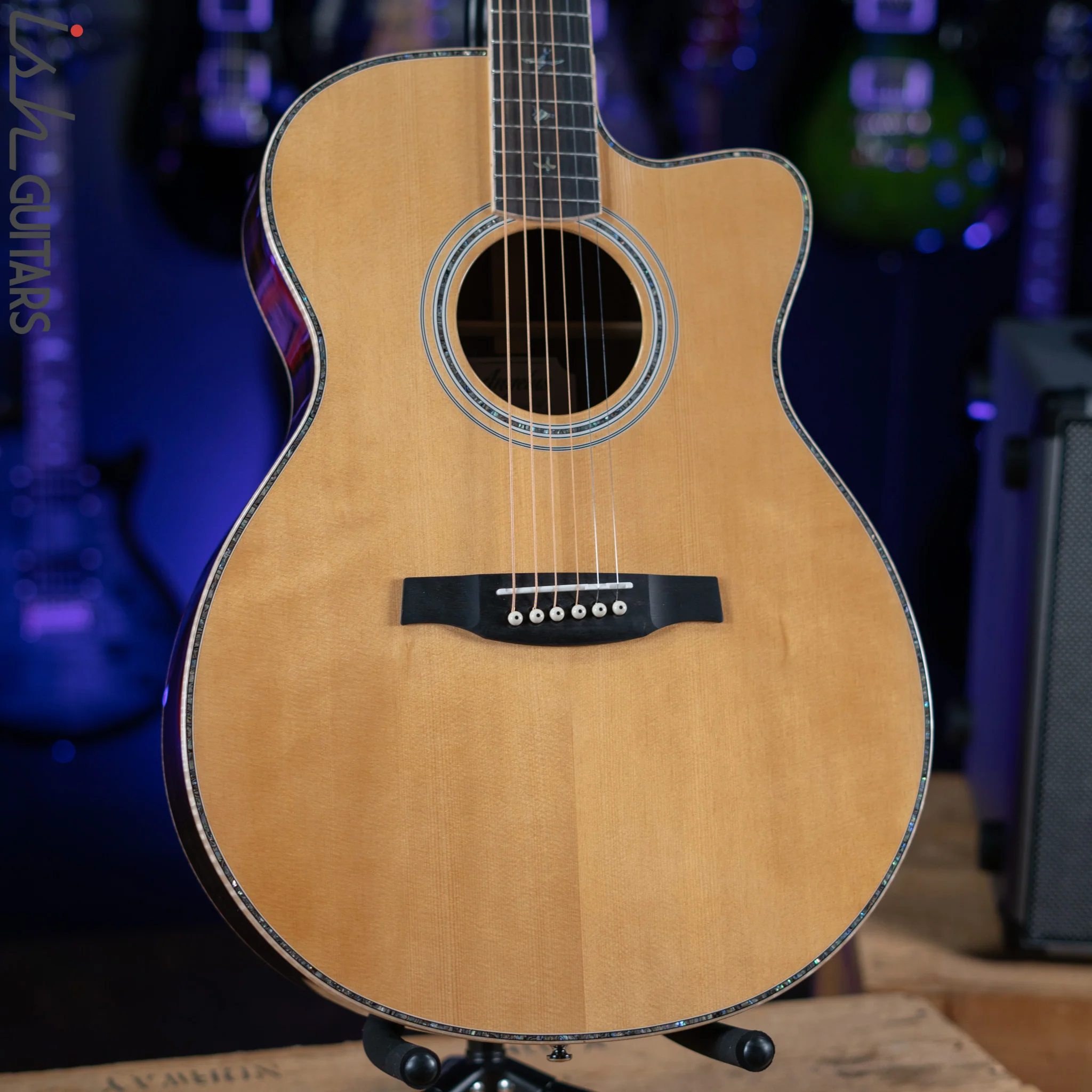 PRS SE A60E Angelus Acoustic Electric Guitar Ziricote - Image 2