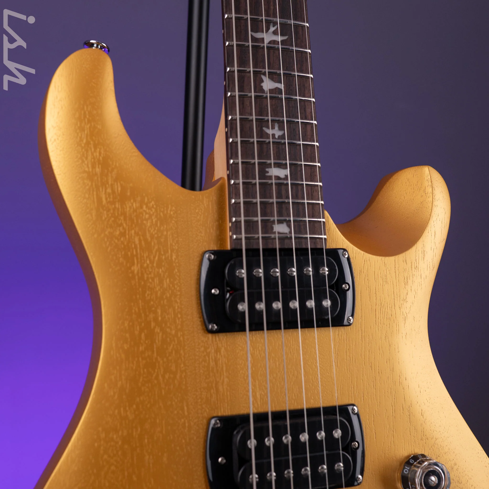 PRS SE CE 24 Standard Stoptail Satin Metallic Gold - Image 4