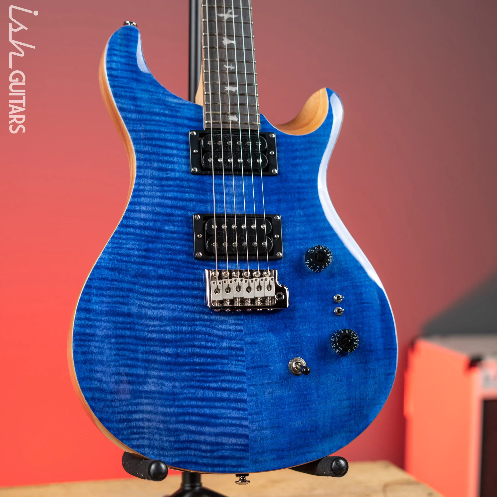 PRS SE Custom 24-08 Electric Guitar Faded Blue