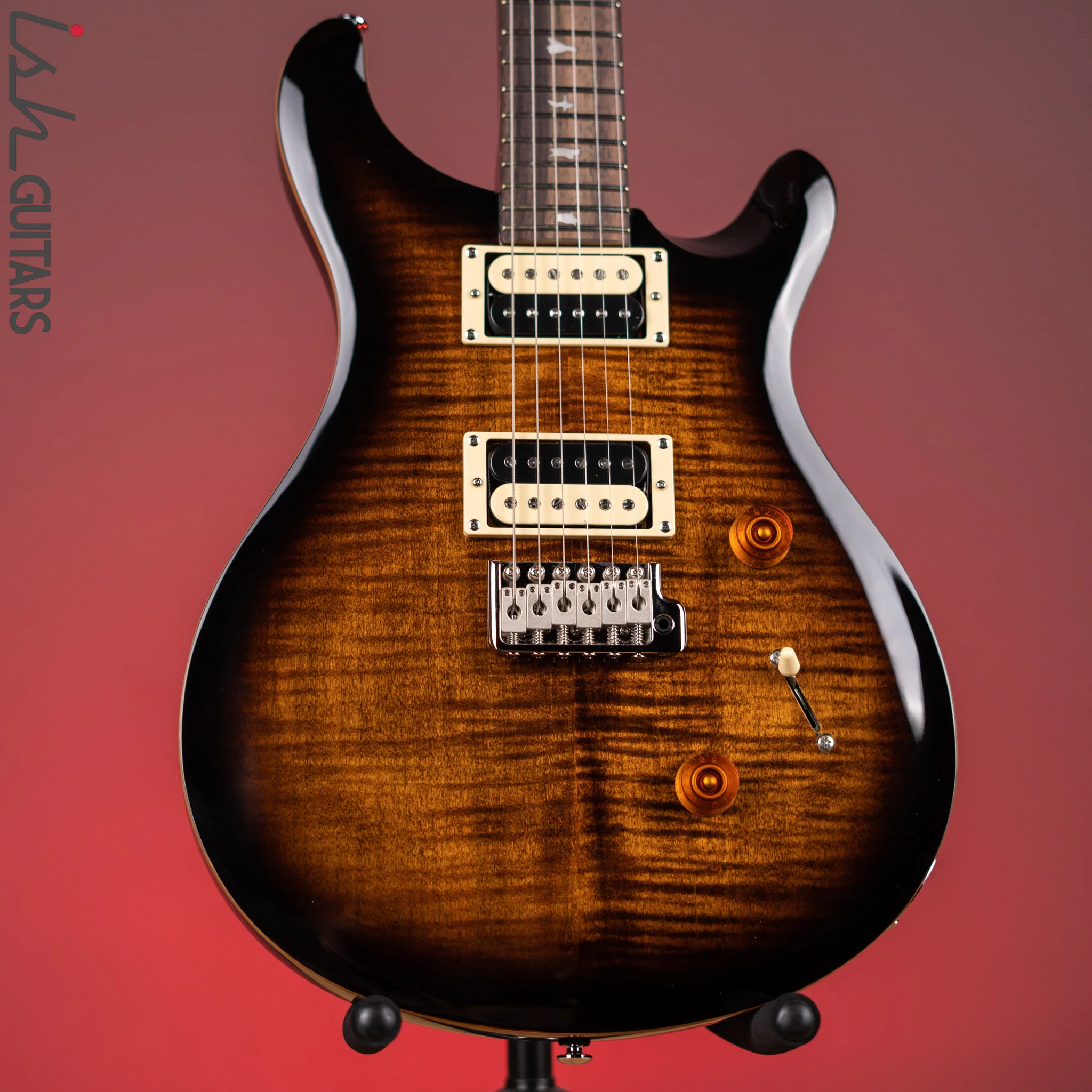 PRS SE Custom 24 Electric Guitar Black Gold
