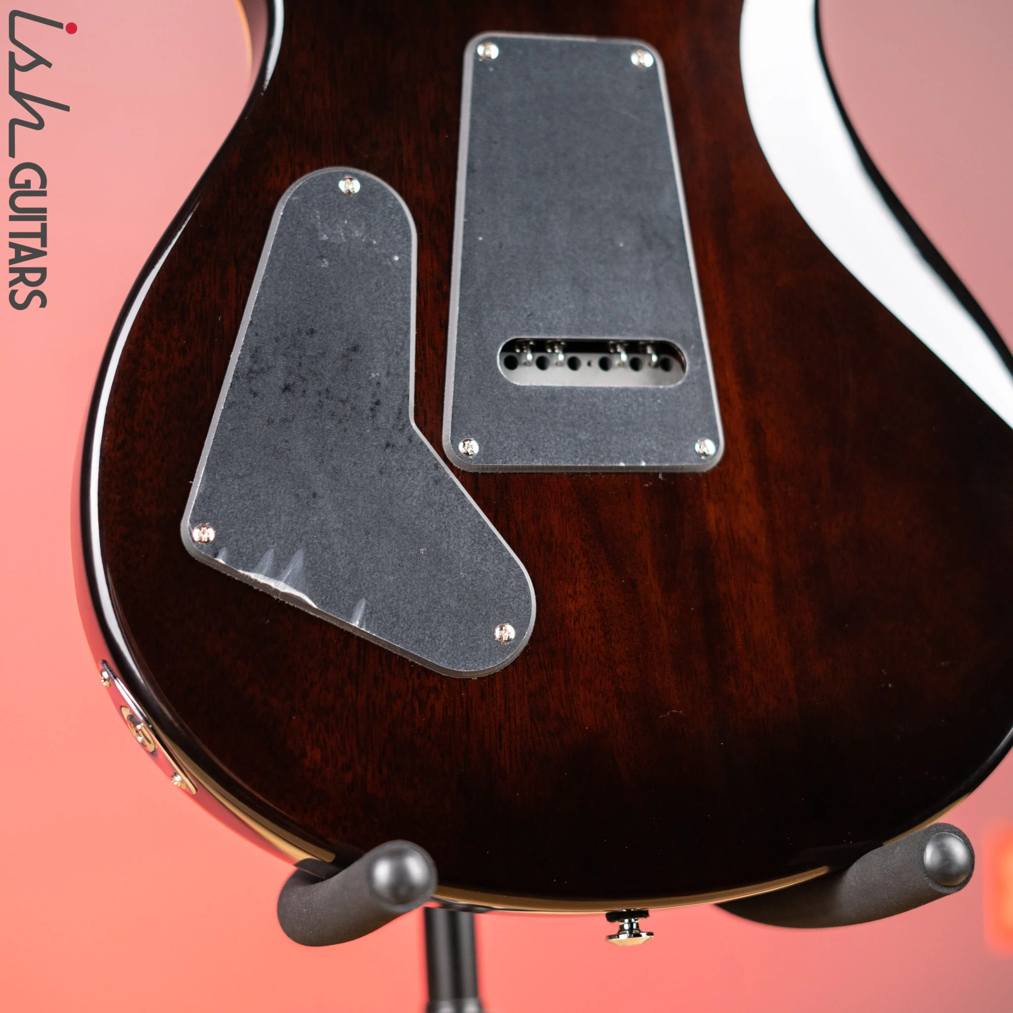 PRS SE Custom 24 Electric Guitar Black Gold - Image 10