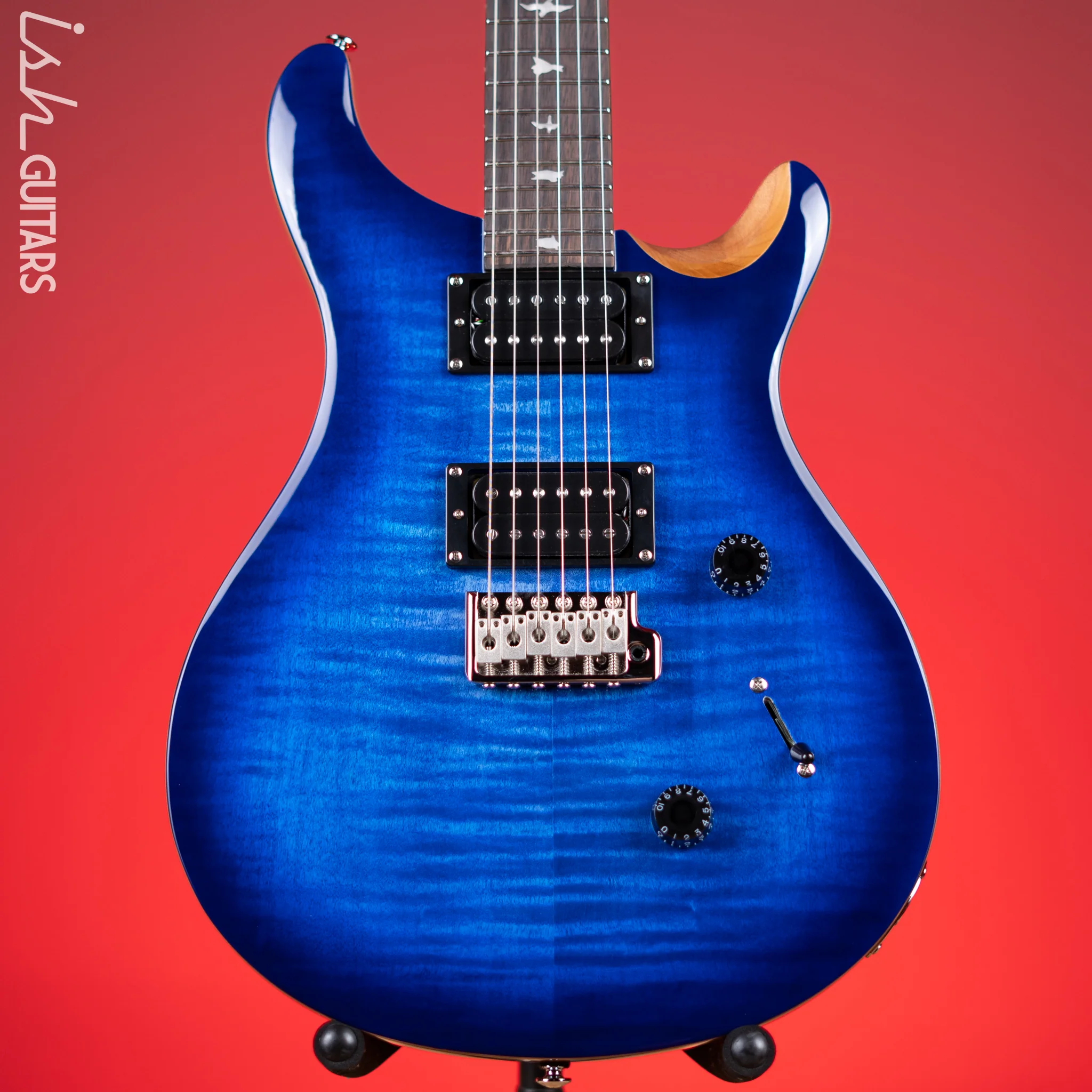 PRS SE Custom 24 Electric Guitar Faded Blue Burst