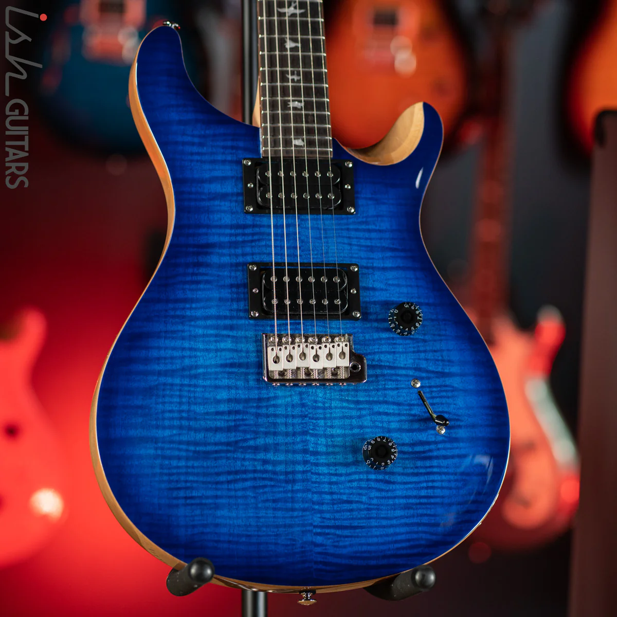 PRS SE Custom 24 Faded Blue Burst