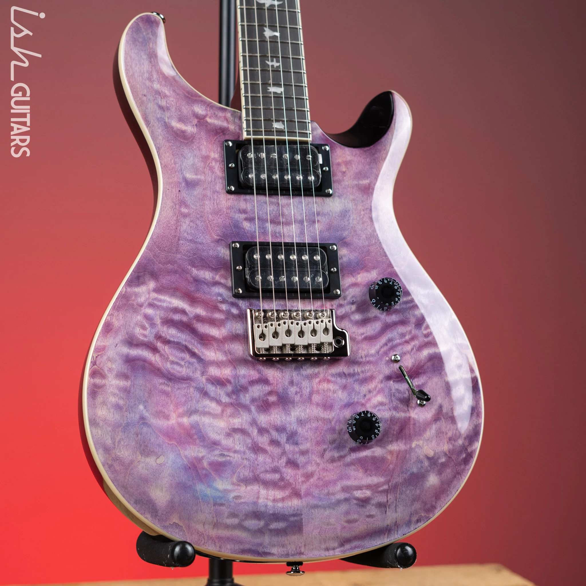 PRS SE Custom 24 Quilt Electric Guitar Violet