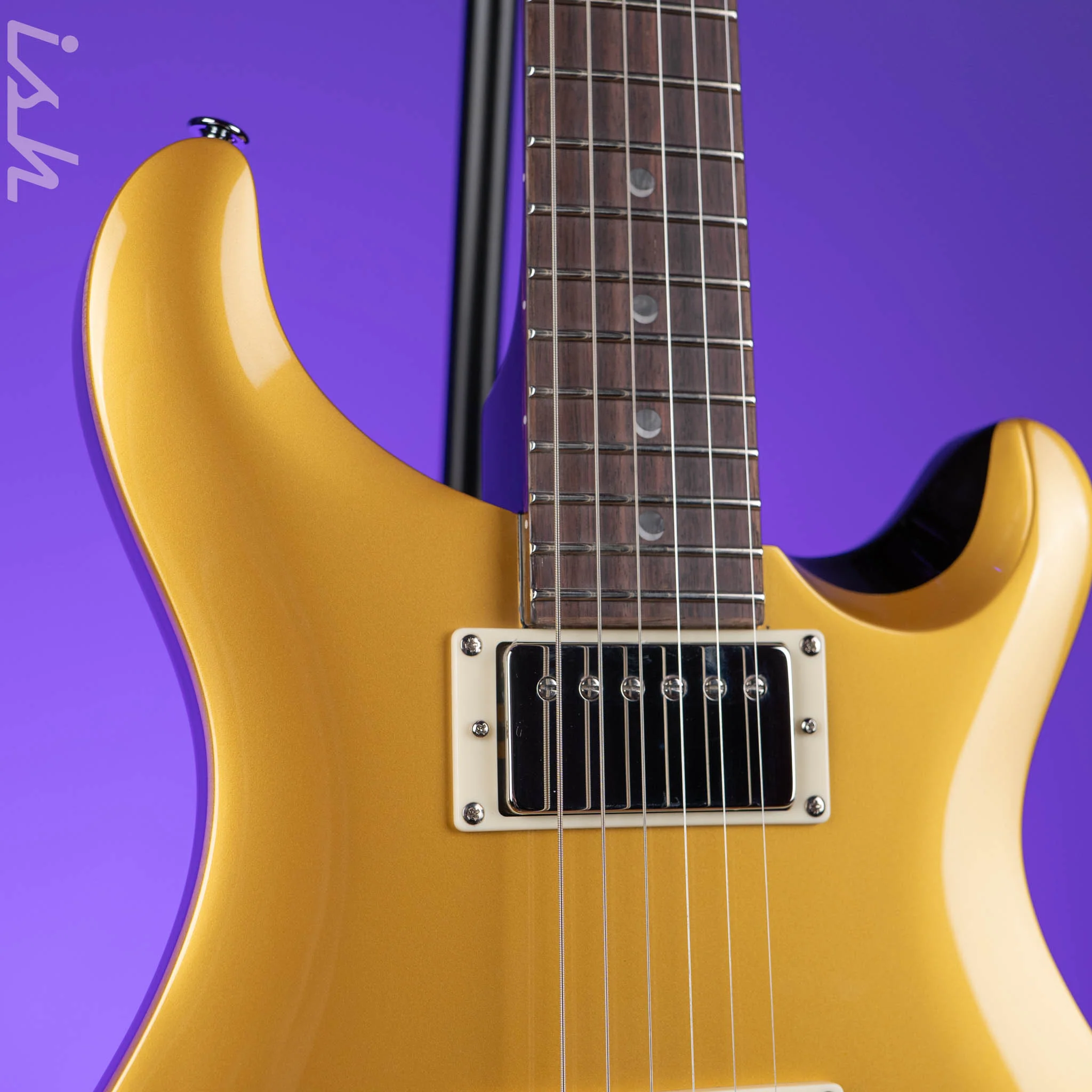 PRS SE DGT David Grissom Electric Guitar Gold Top - Image 3