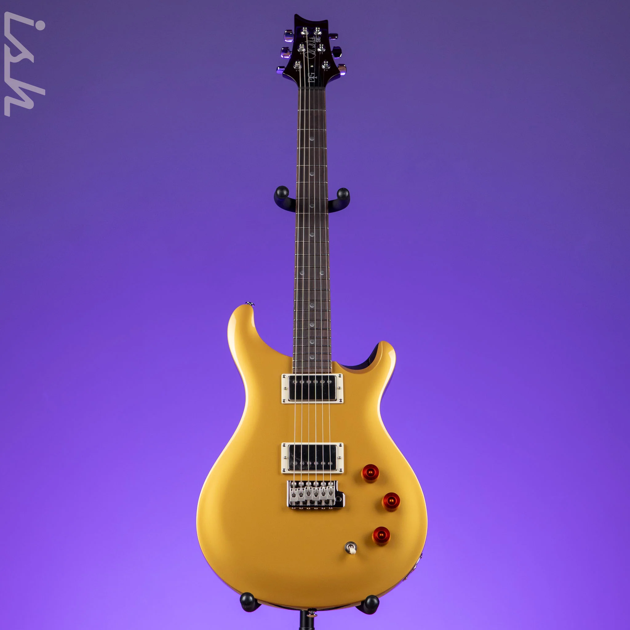 PRS SE DGT David Grissom Electric Guitar Gold Top - Image 2