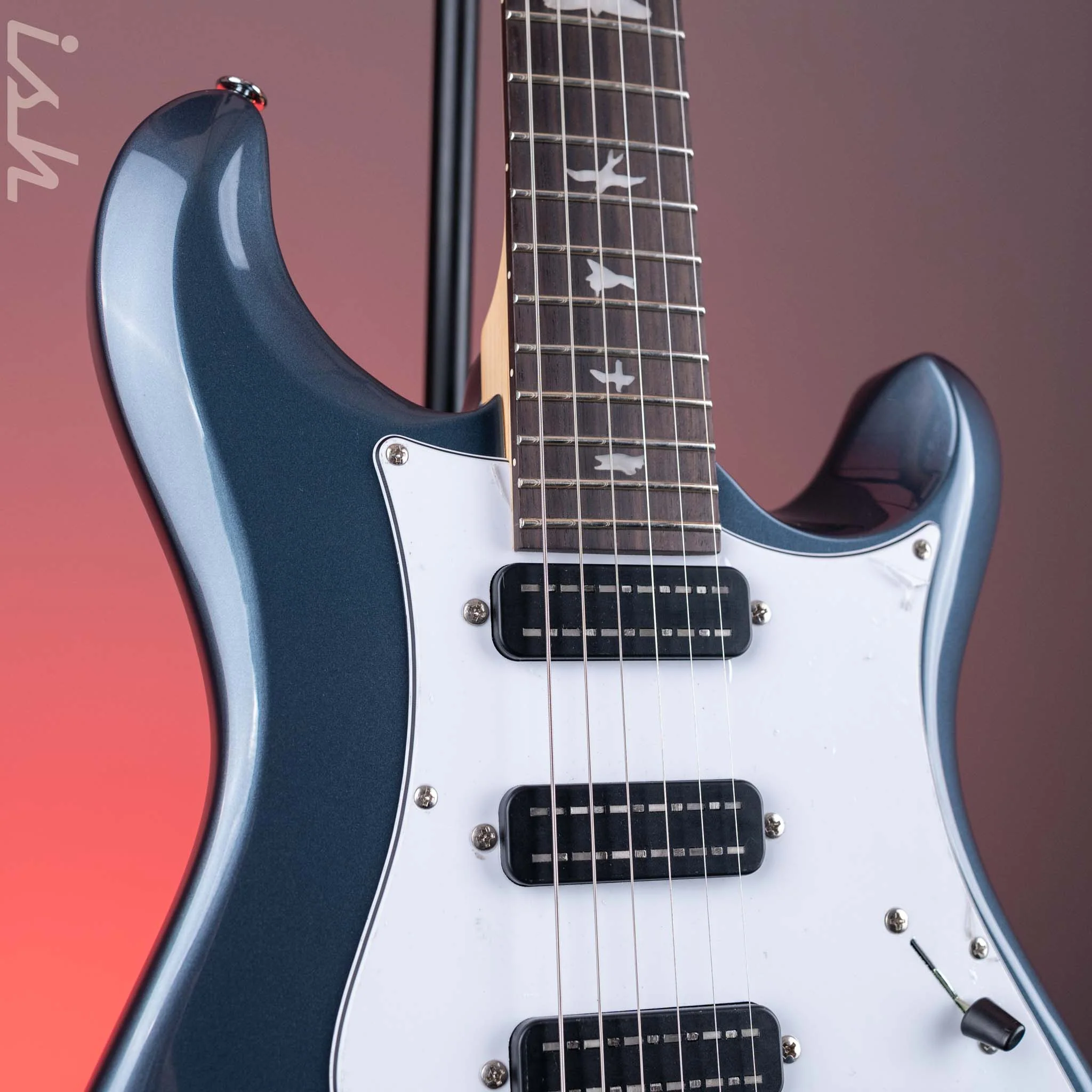 PRS SE NF3 Electric Guitar Gun Metal Grey Rosewood Fretboard - Image 3