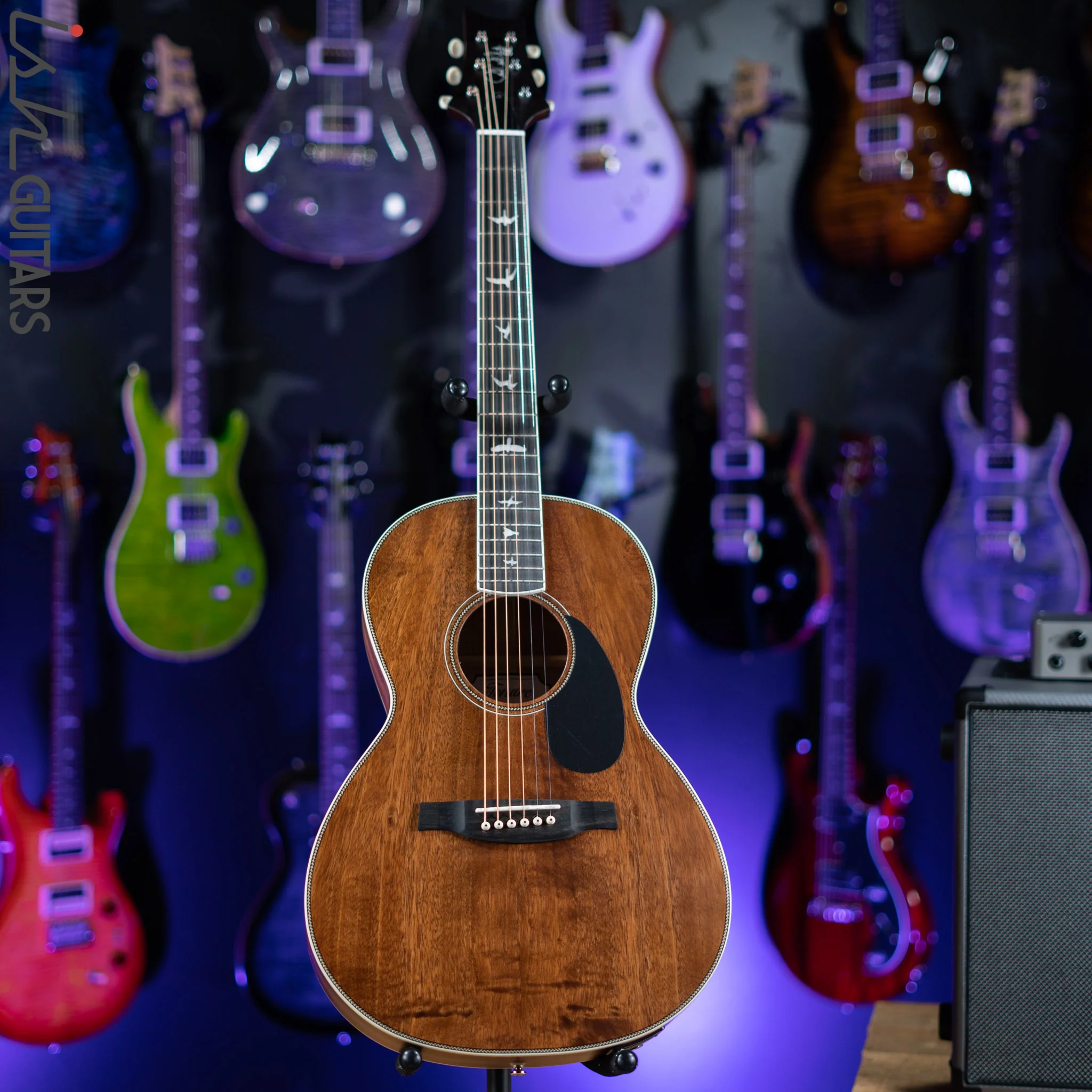 PRS SE P20E Tonare Acoustic-Electric Guitar Vintage Mahogany - Image 2