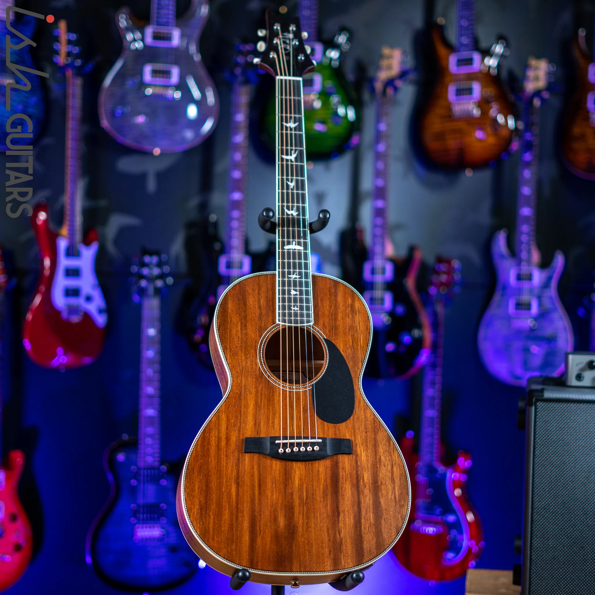 2021 PRS SE P20E Tonare Acoustic-Electric Guitar Vintage Mahogany - Image 4