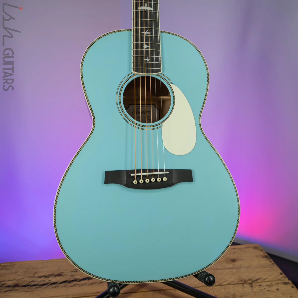 PRS SE P20E Parlor Acoustic Electric Powder Blue