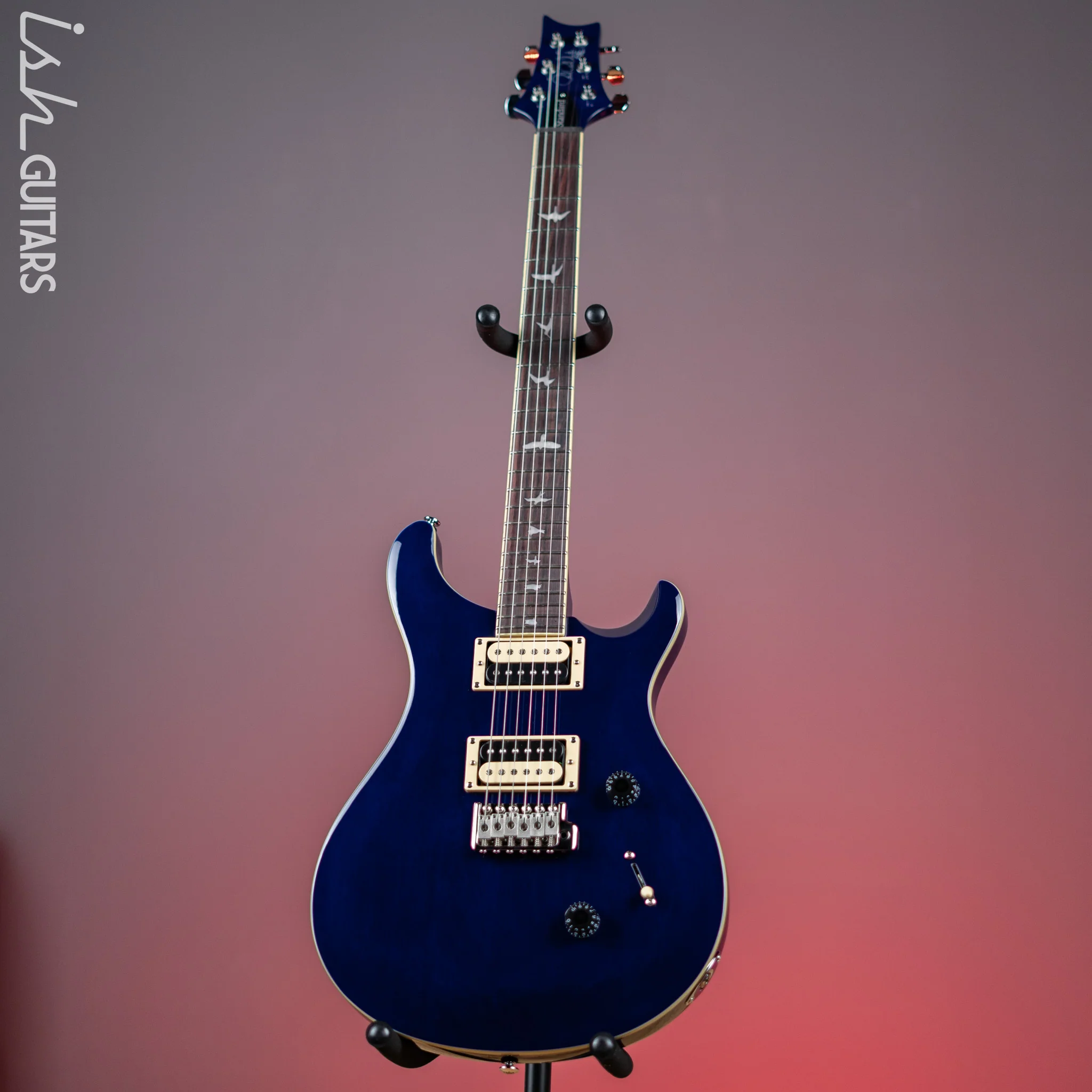 PRS SE Standard 24 Electric Guitar Translucent Blue - Image 2