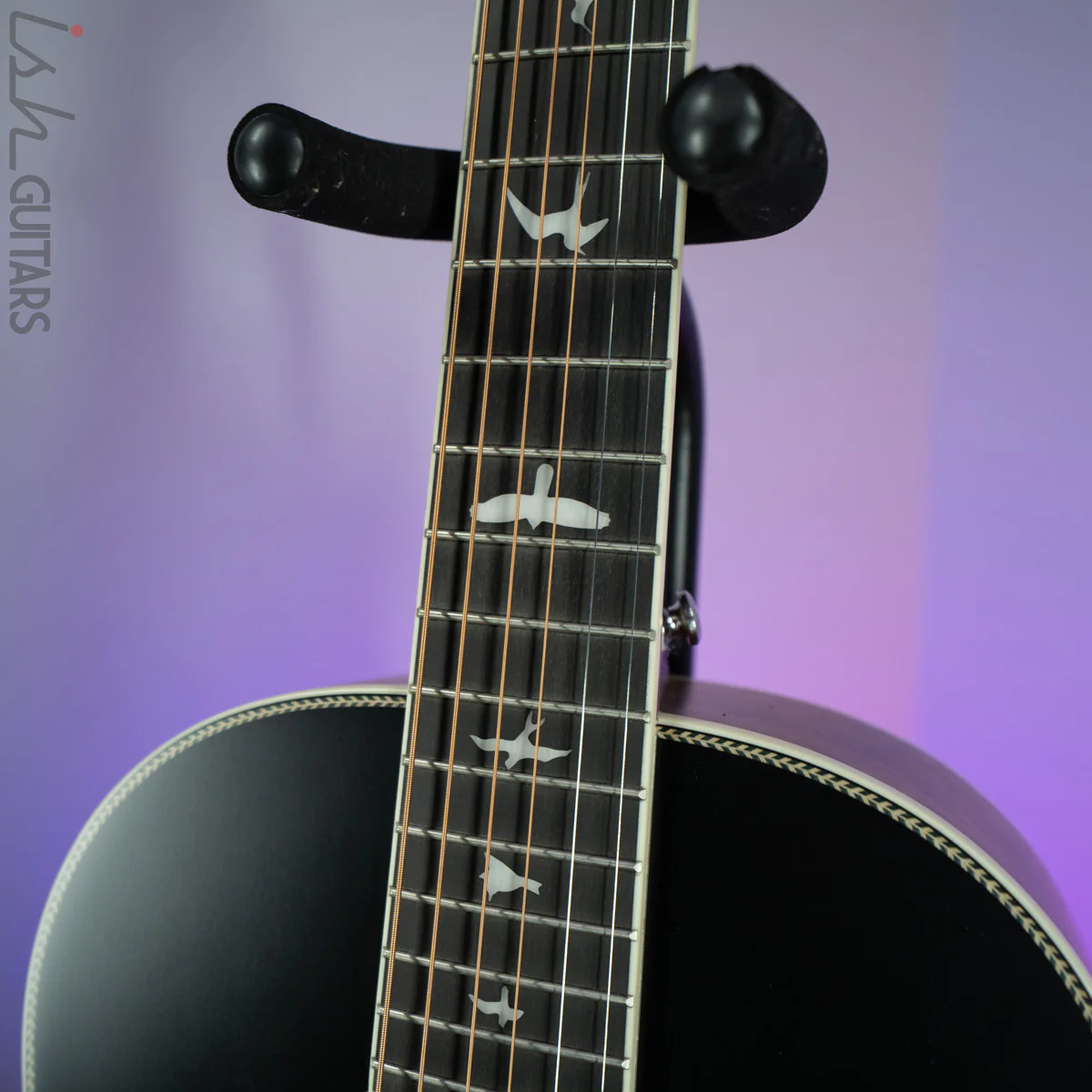 PRS SE Parlor P20E Black Satin Top - Image 6