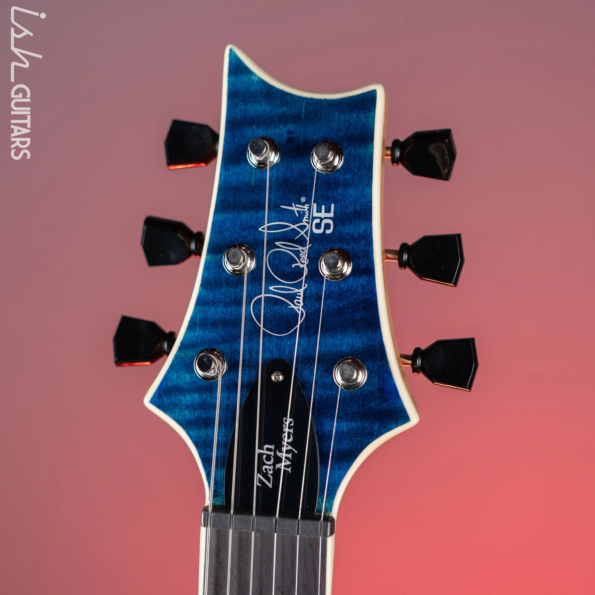 PRS SE Zach Myers 594 Semi-Hollow Myers Blue (Signed by Zach Myers!) - Image 5