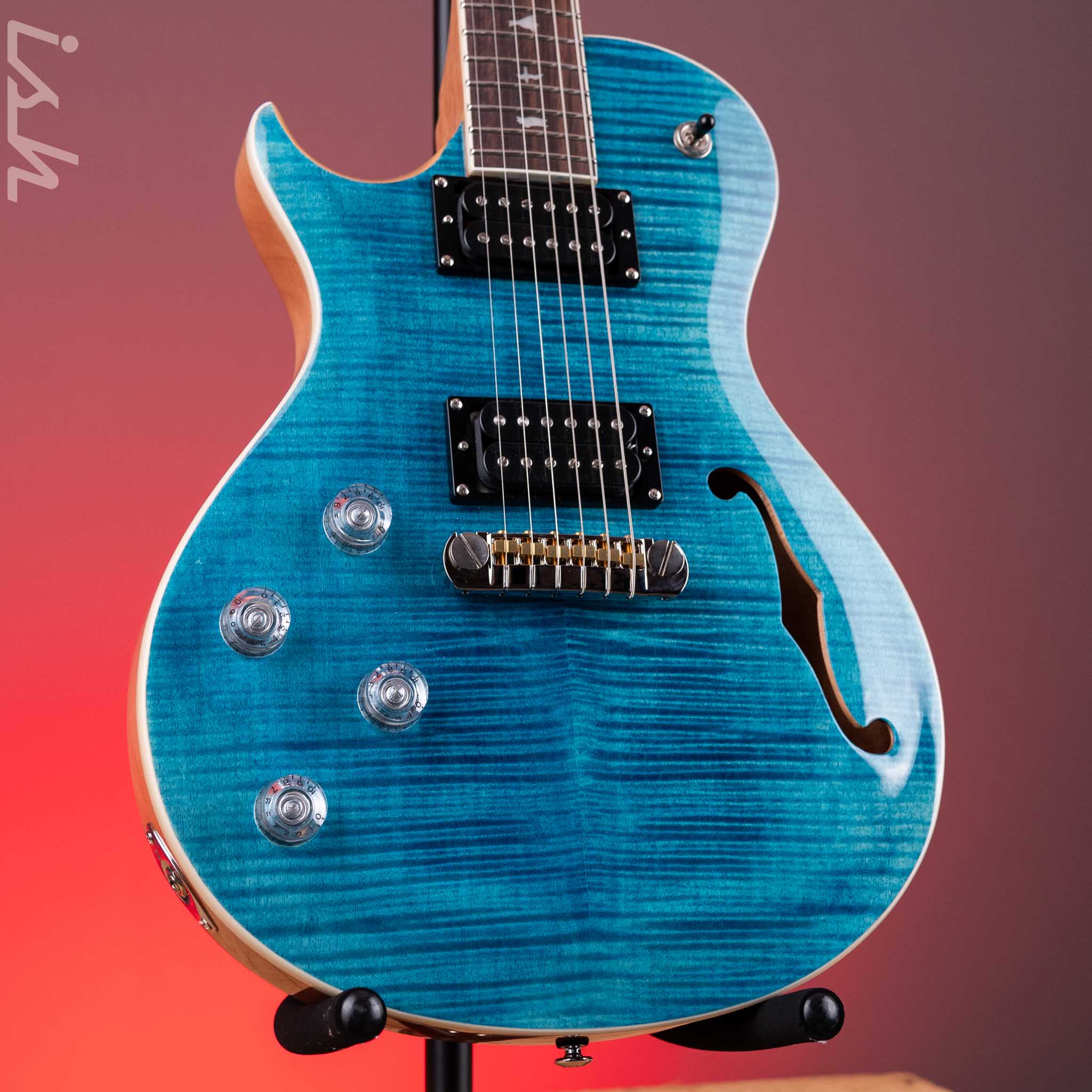 PRS SE Zach Myers Lefty Signature Electric Guitar Myers Blue