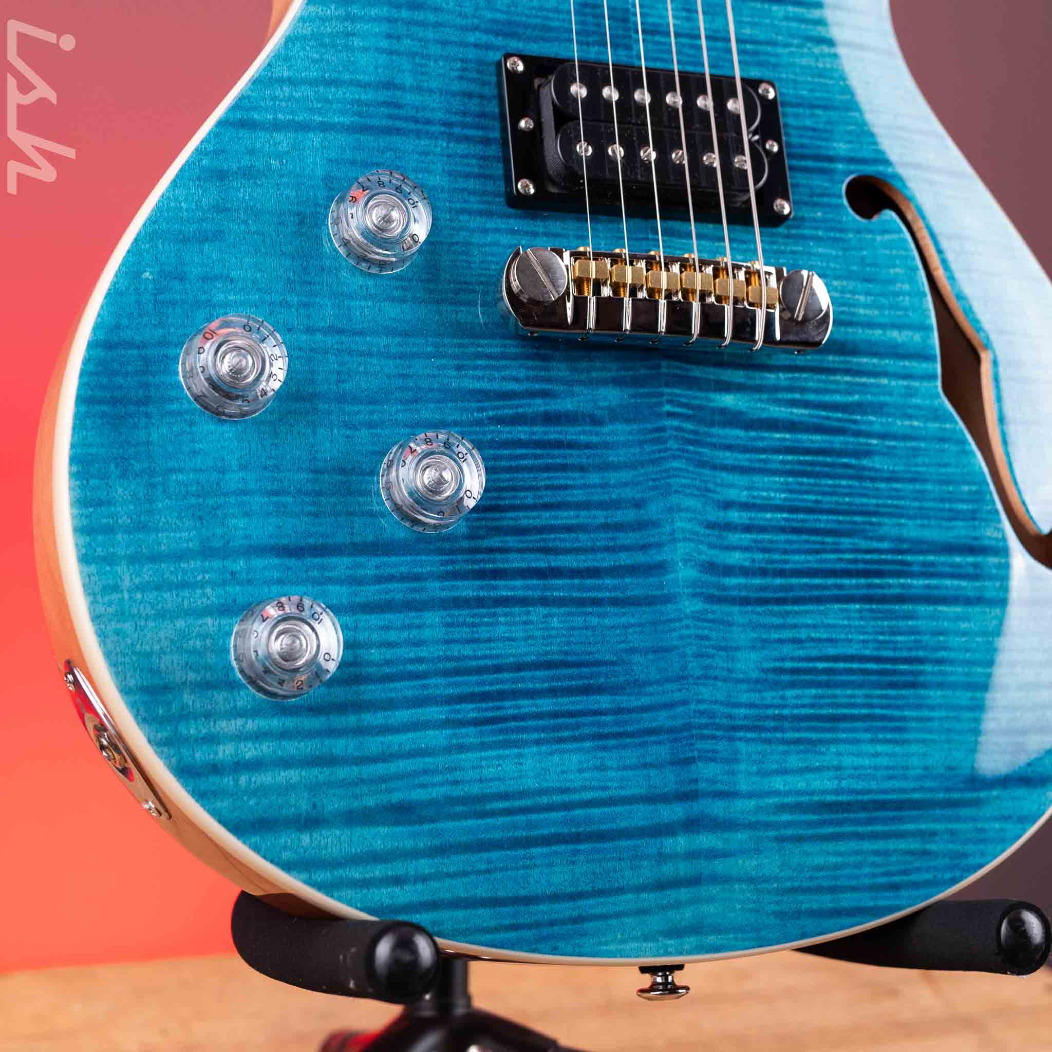 PRS SE Zach Myers Lefty Signature Electric Guitar Myers Blue - Image 4