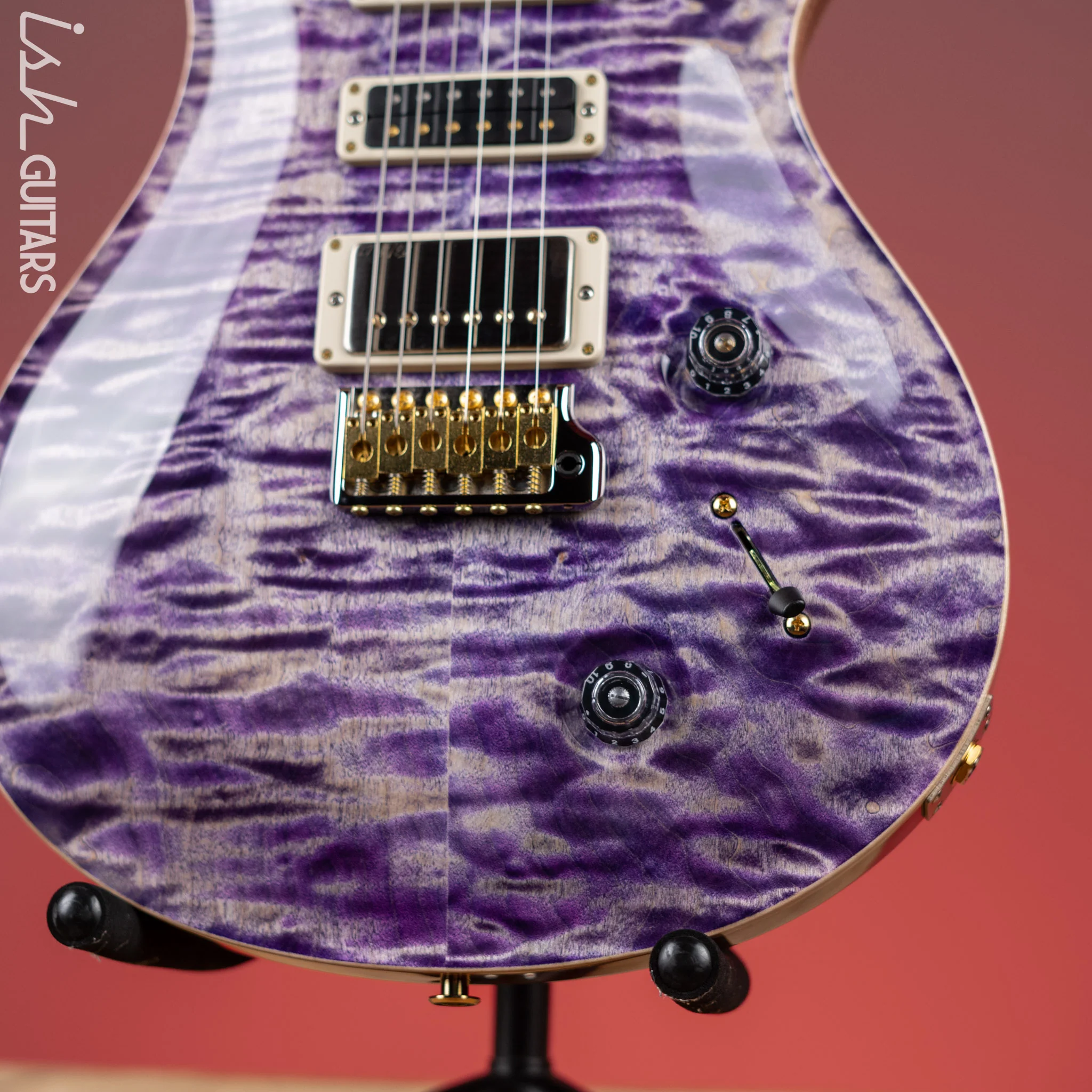 PRS Studio Wood Library 10-Top Faded Purple - Image 4