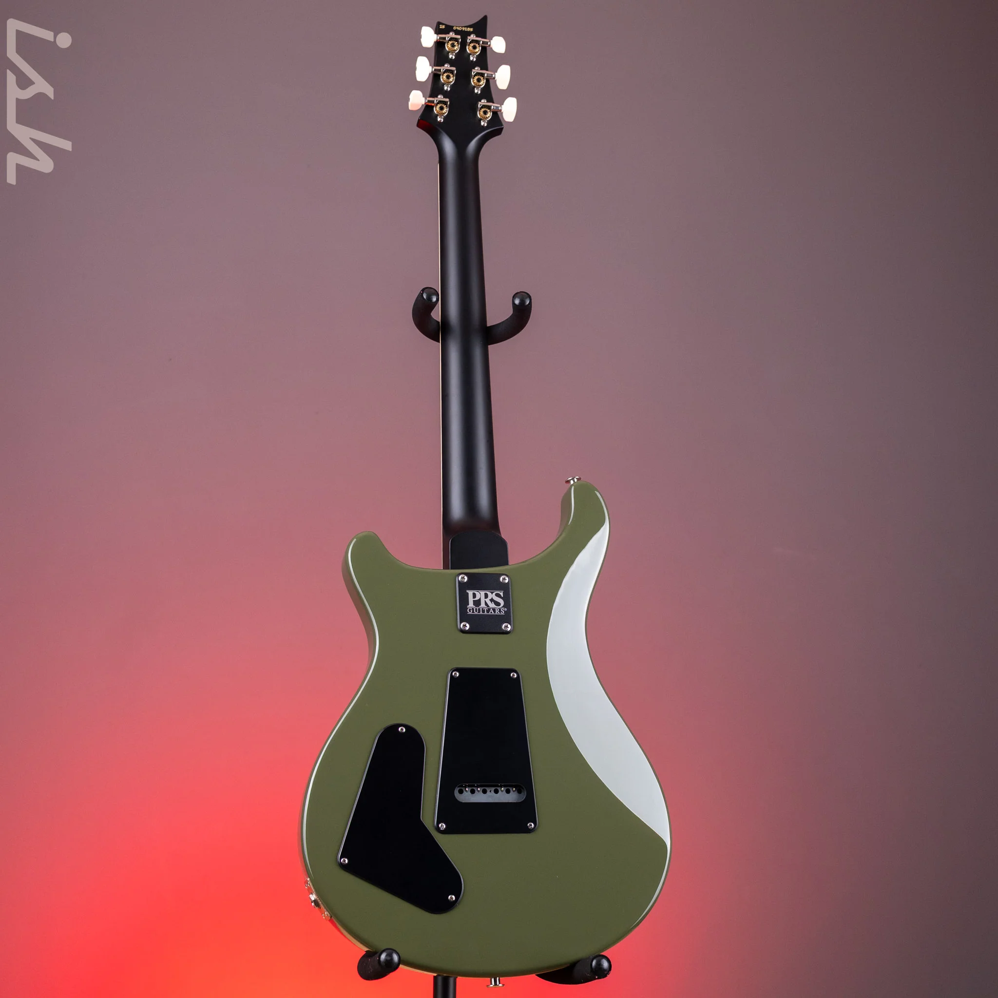 PRS Swamp Ash Special Olive Green - Black Satin Neck - Image 7
