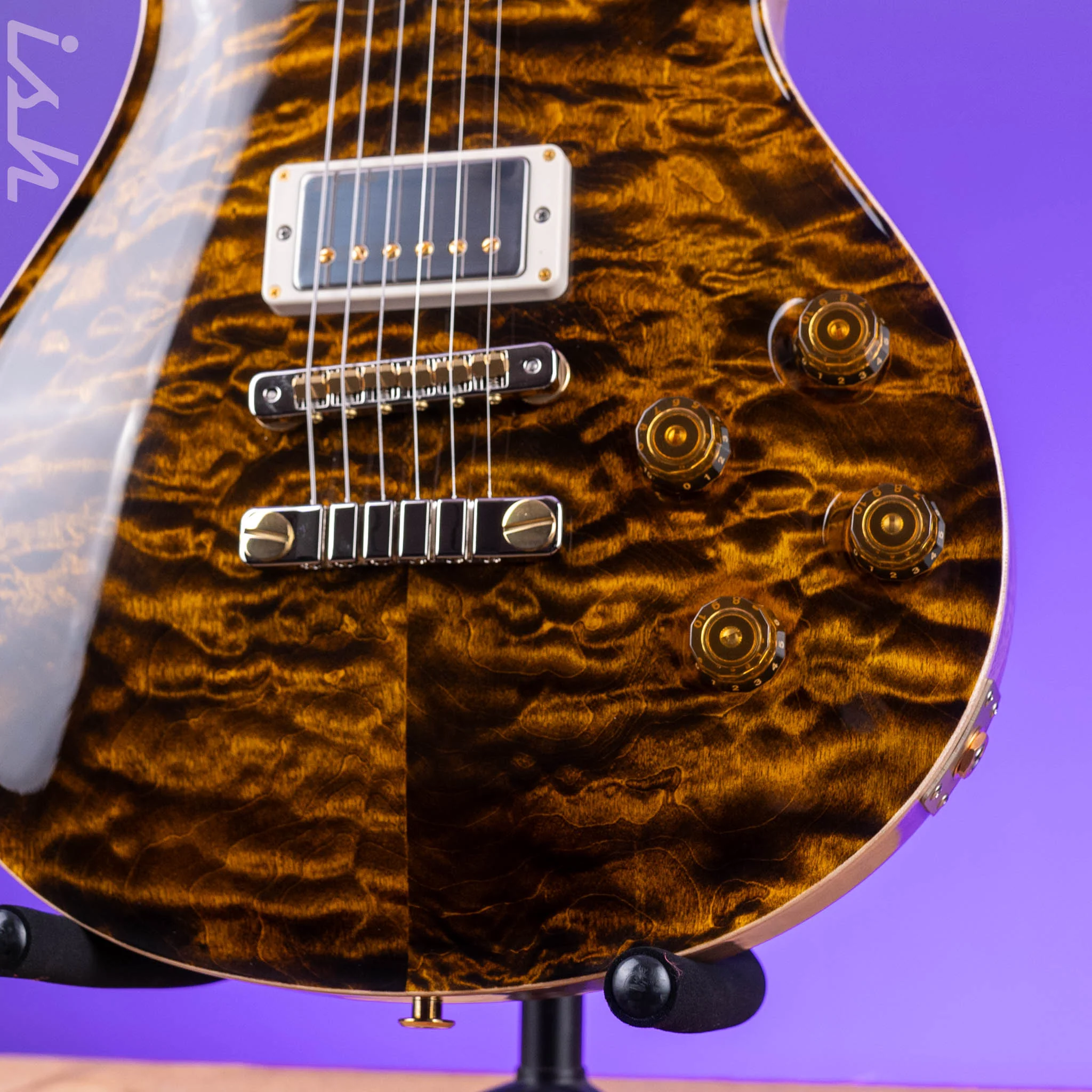PRS Wood Library McCarty 594 10-Top Yellow Tiger - Image 5