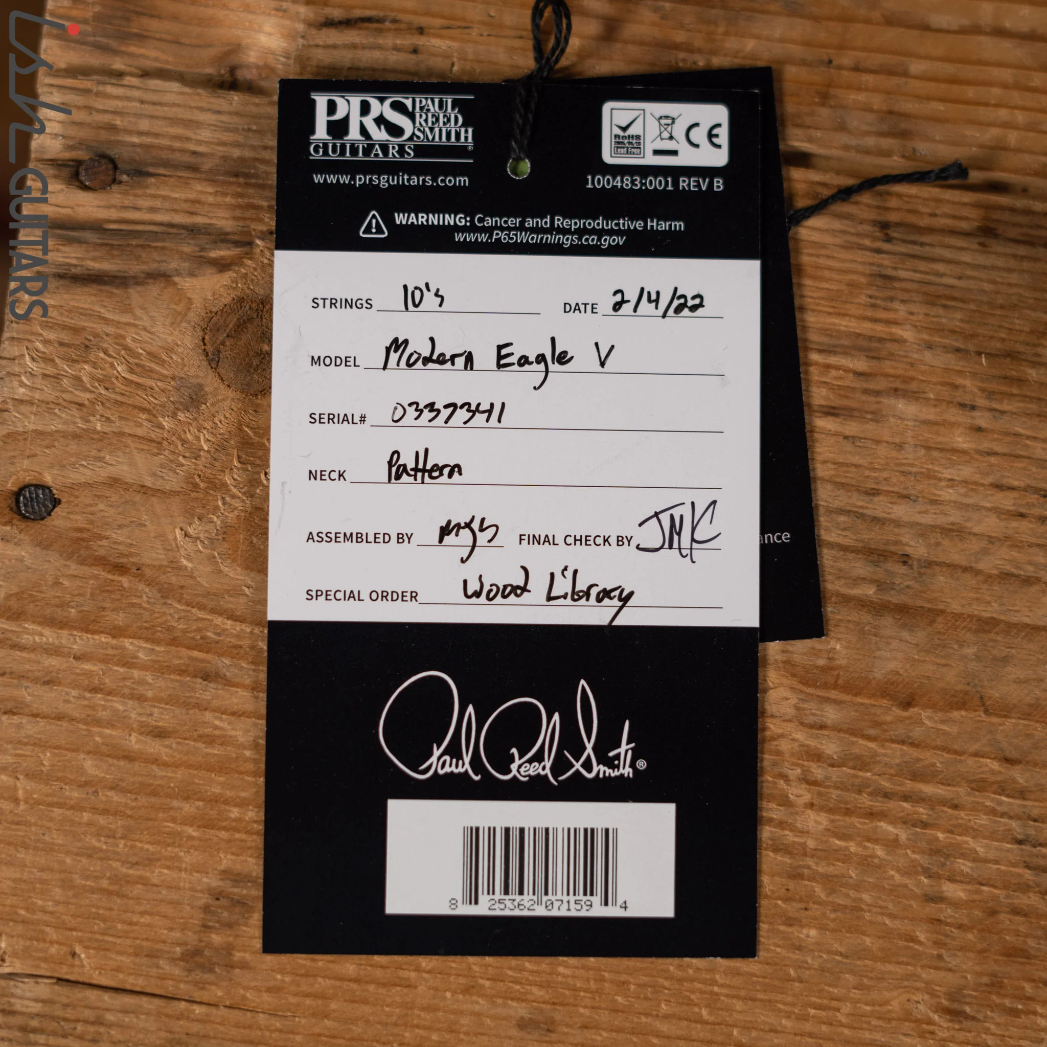 PRS Wood Library Modern Eagle V Opaque Seafoam Green Satin Brazilian Rosewood - Image 12