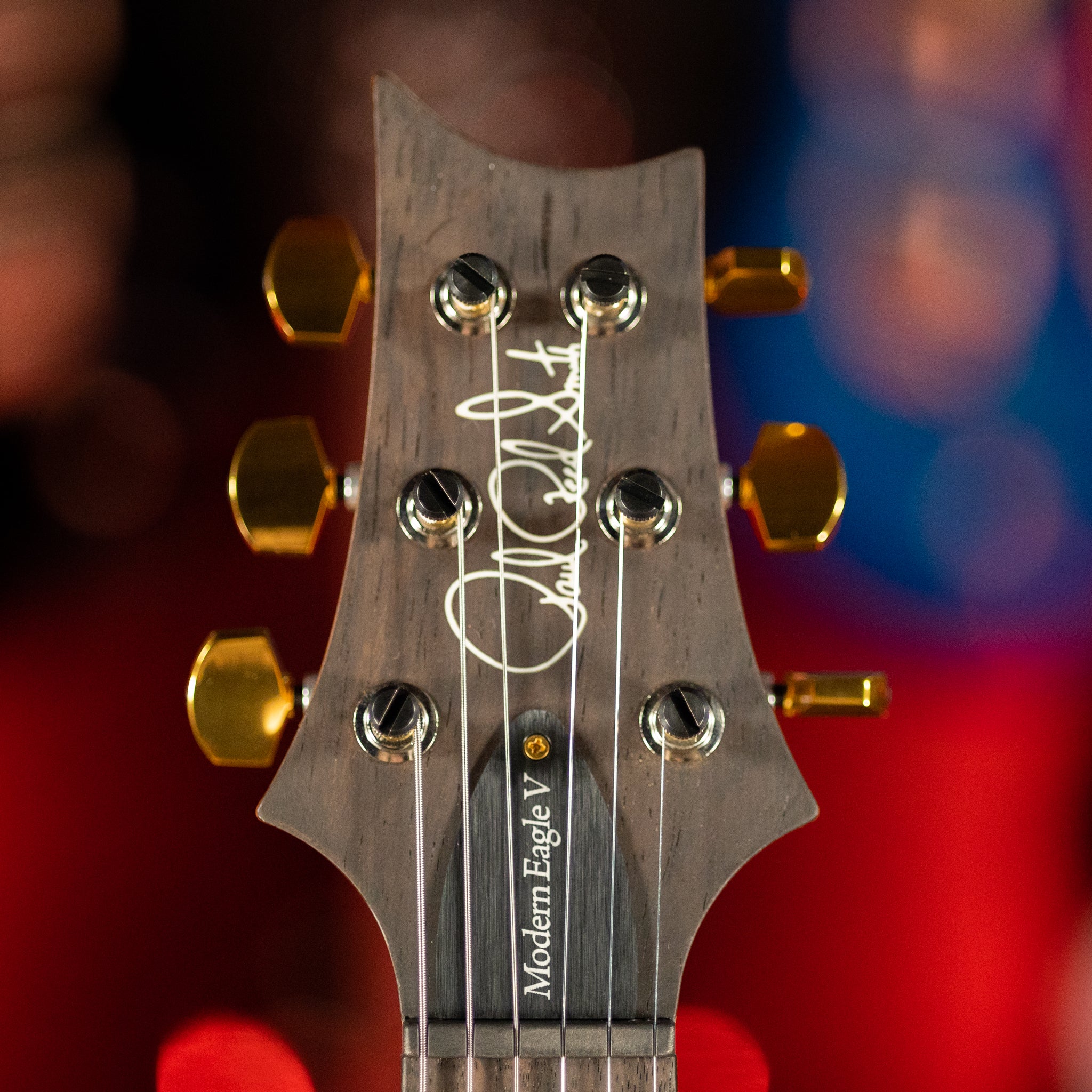 PRS Wood Library Modern Eagle V Satin Powder Blue Brazilian Rosewood Blemished - Image 6