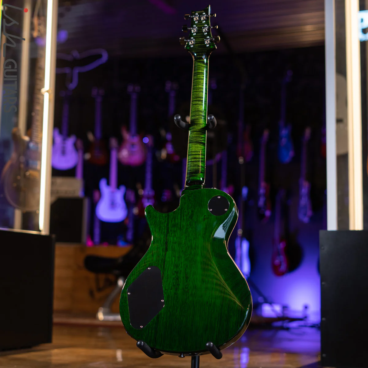 PRS Wood Library Tremonti Stoptail Jade w/ Green Burst 10 Top Quilt - Image 7