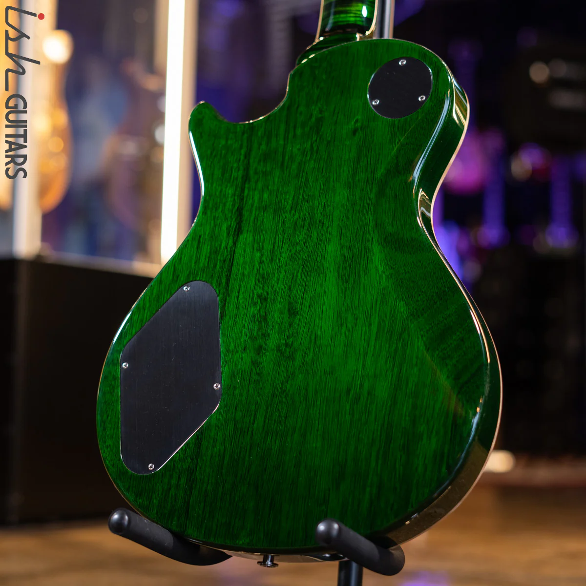 PRS Wood Library Tremonti Stoptail Jade w/ Green Burst 10 Top Quilt - Image 8