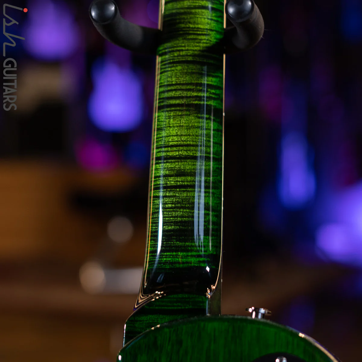 PRS Wood Library Tremonti Stoptail Jade w/ Green Burst 10 Top Quilt - Image 9