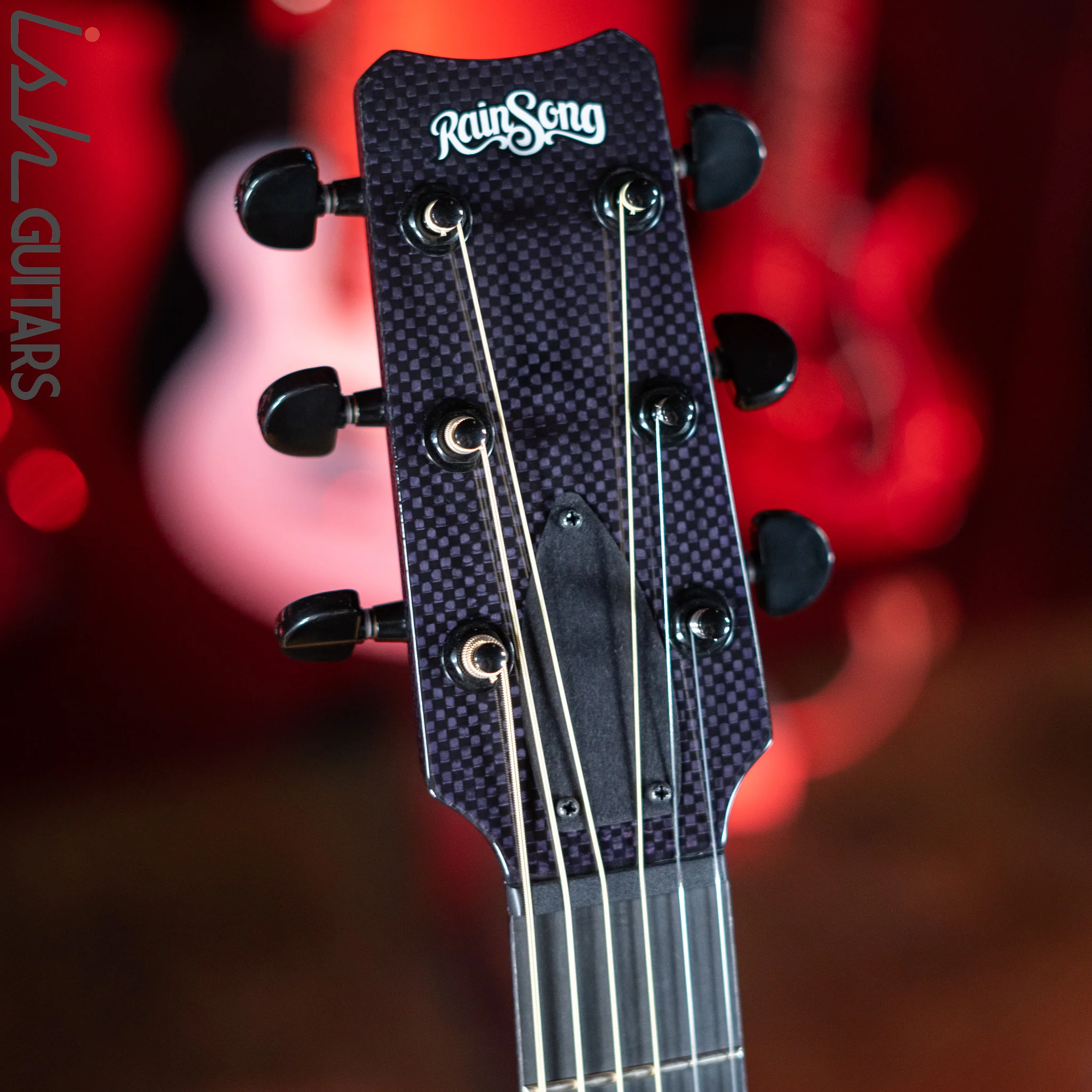 RainSong BI-WS1000N2C Black Ice Acoustic Guitar Ish Exclusive Plum Purple - Image 5