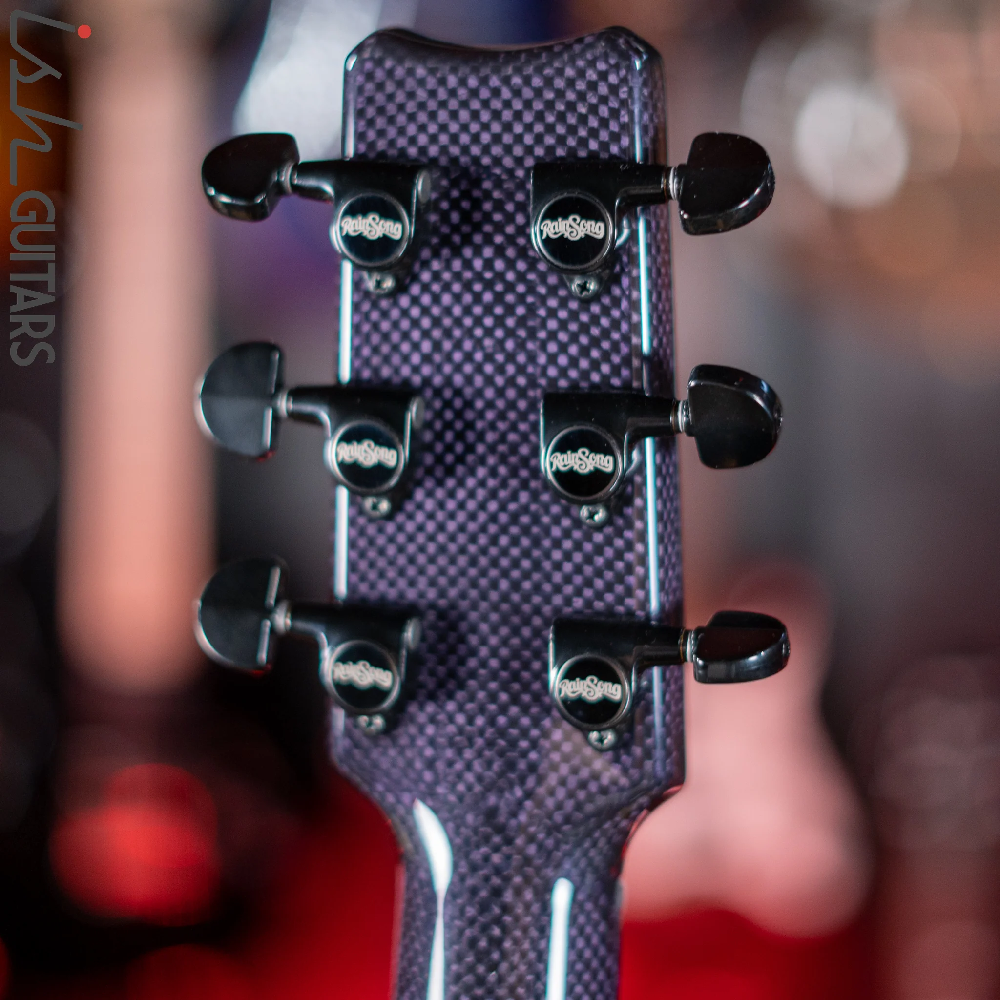 RainSong BI-WS1000N2C Black Ice Acoustic Guitar Ish Exclusive Plum Purple Demo - Image 12