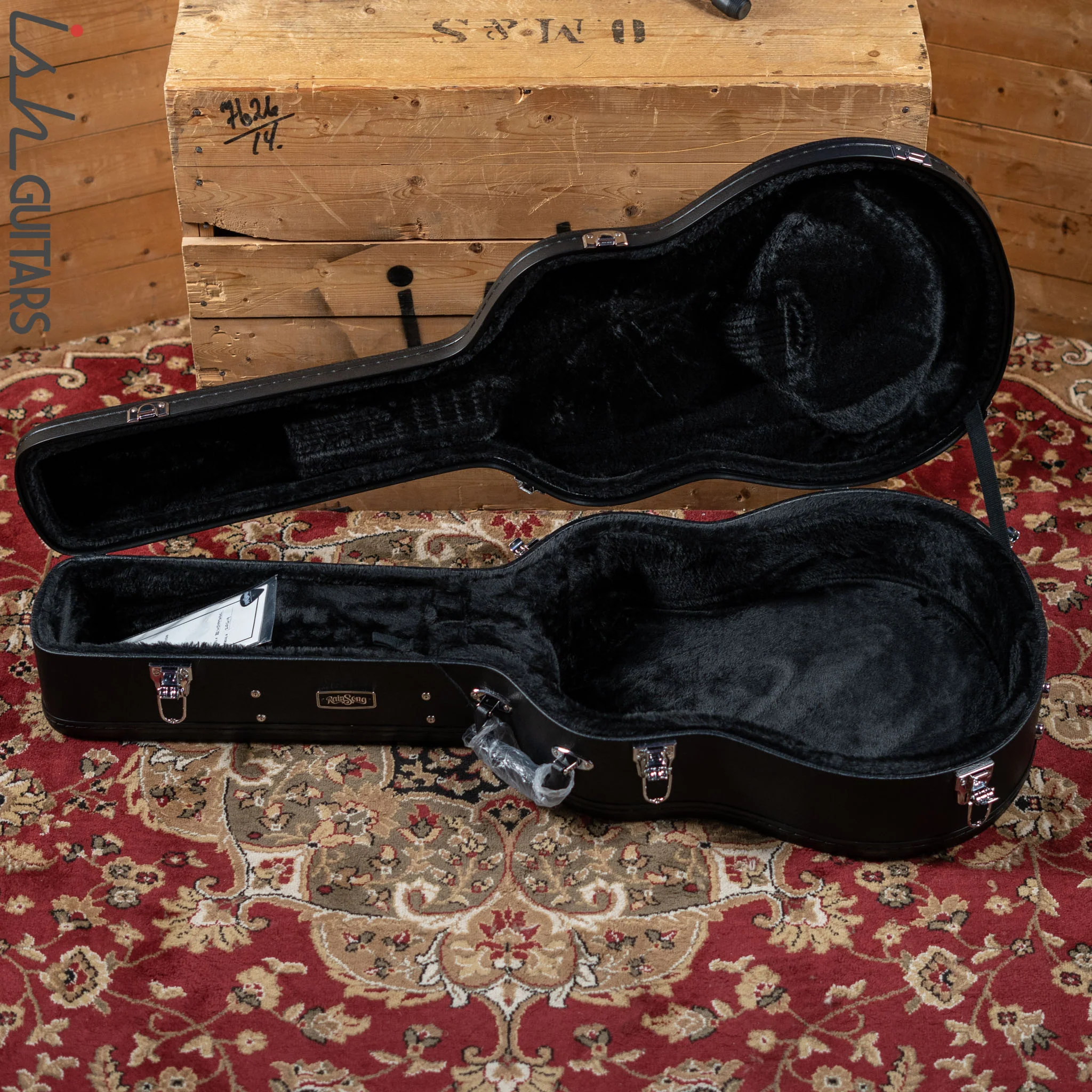 RainSong BI-WS1000N2C Black Ice Acoustic Guitar Ish Exclusive Plum Purple Demo - Image 14