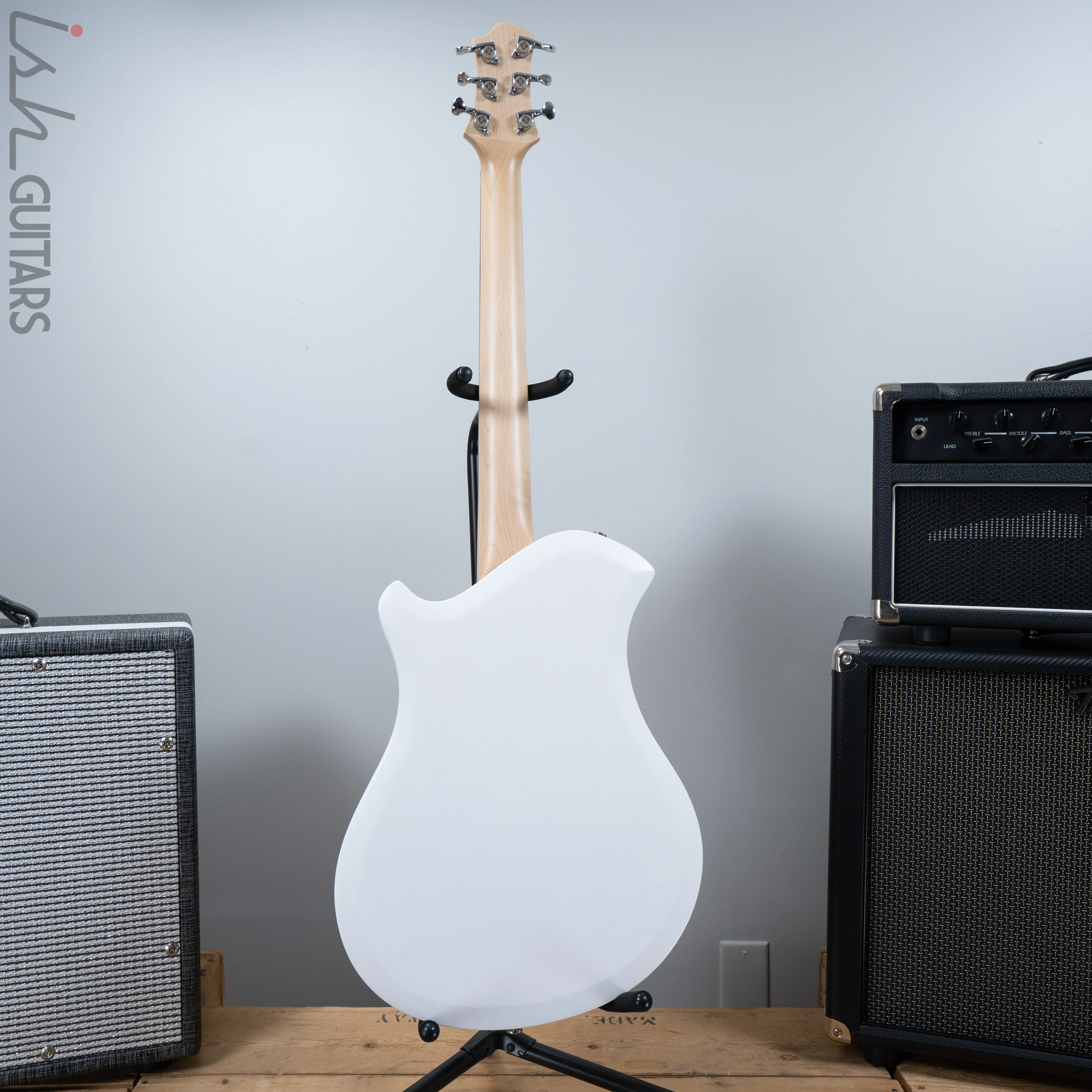 Relish Guitars Mary Wood Snow White w/ Piezo - NO Swapping Pickups - Image 8