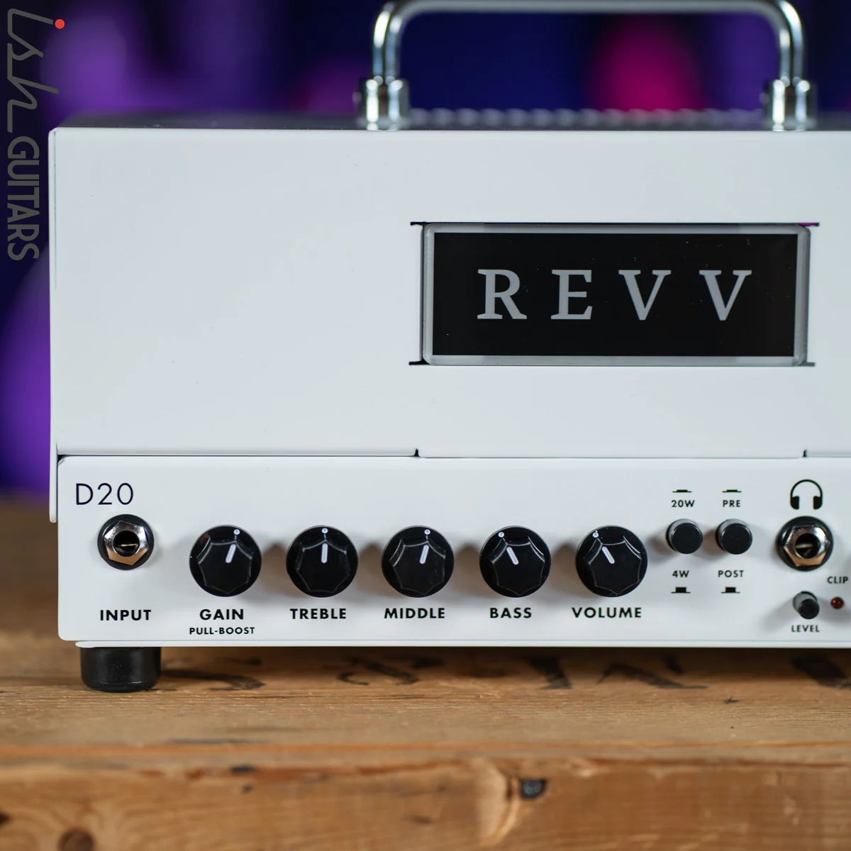 Revv D20 20/4-watt Tube Amp Head White Demo - Image 2