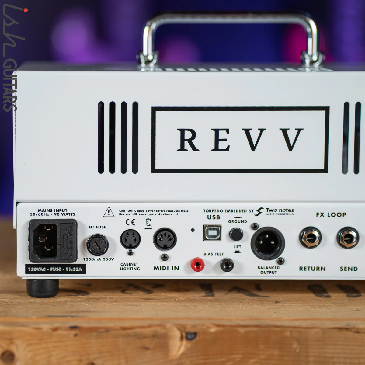 Revv D20 20/4-watt Tube Amp Head White Demo - Image 6