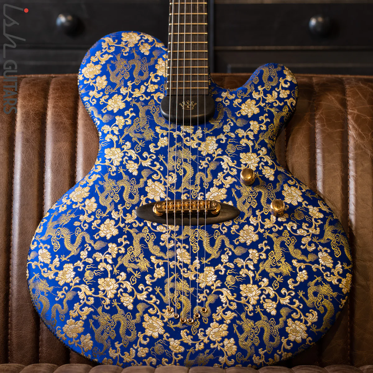 Ritter Princess Isabella Blue Dragon #6 of 25 Fabric Guitar