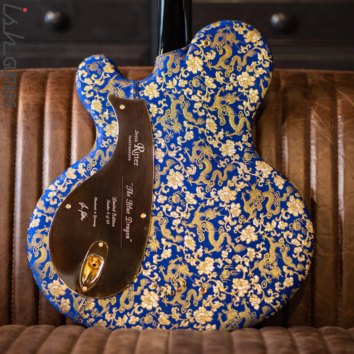 Ritter Princess Isabella Blue Dragon #6 of 25 Fabric Guitar - Image 13
