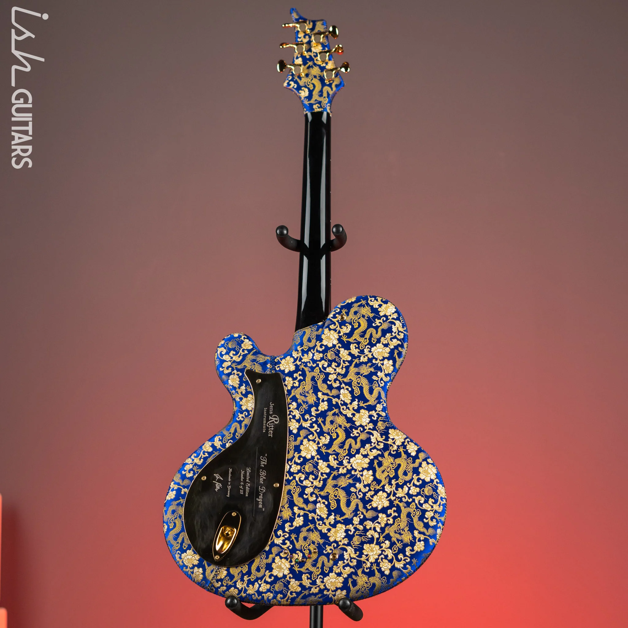 2017 Ritter Princess Isabella Blue Dragon #6 of 25 Fabric Guitar - Image 7