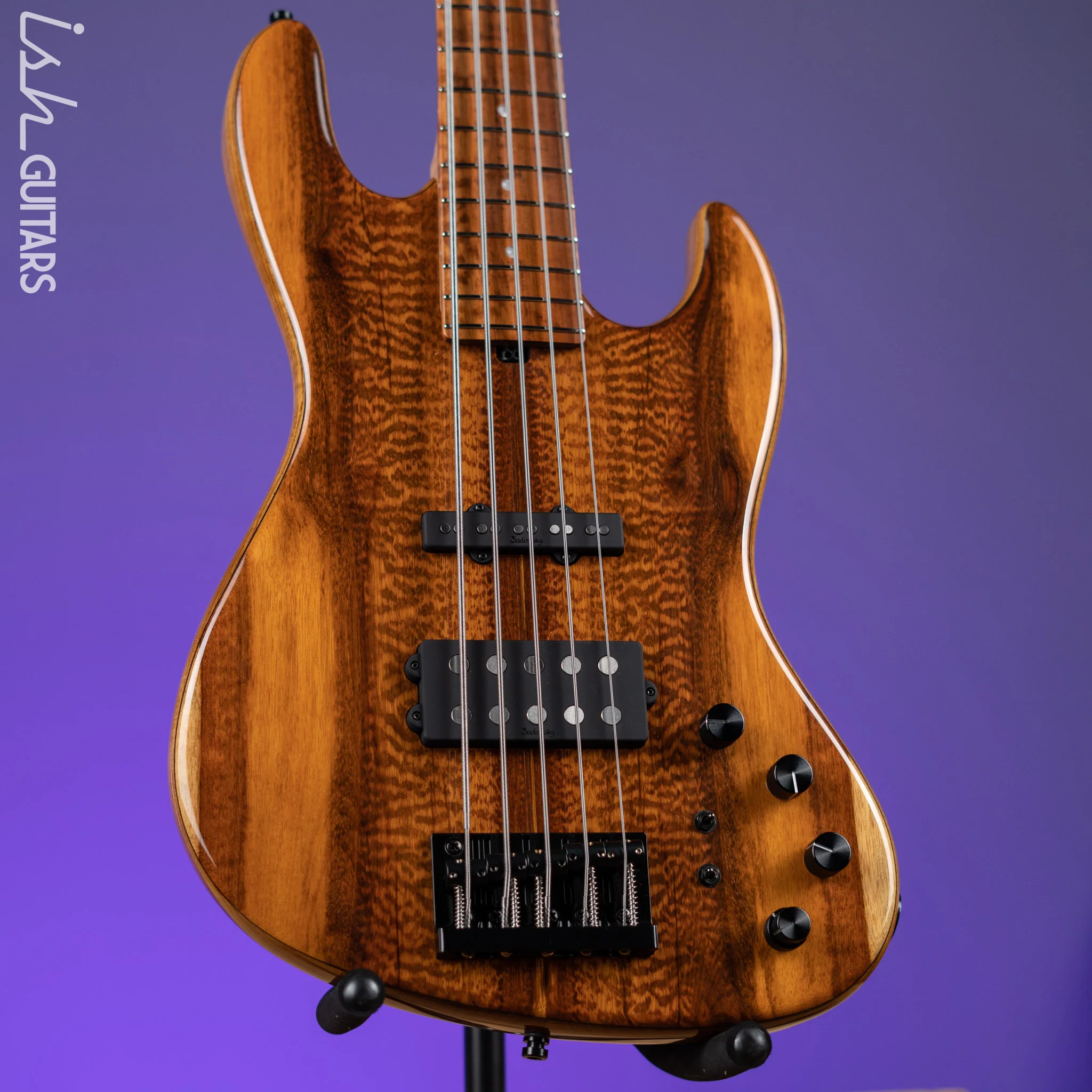 Sadowsky Masterbuilt LTD 5-String 21-Fret MM Bass Natural Transparent