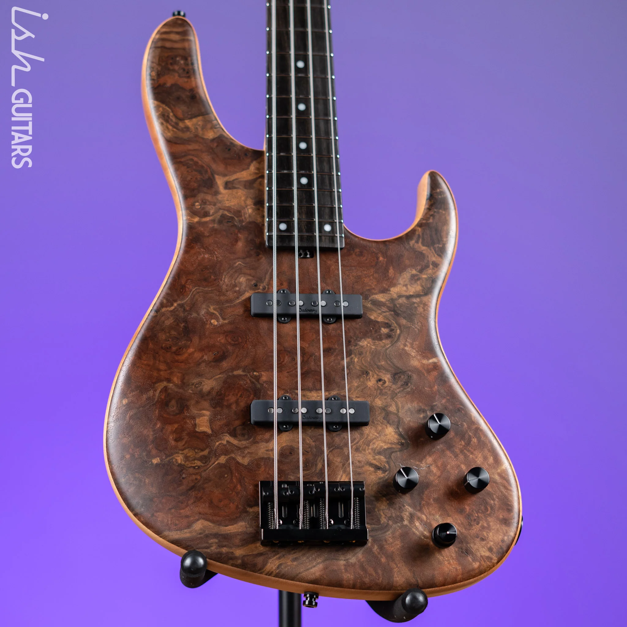 Sadowsky Metroline Special Edition 24 Fret 4-String Modern Bass Claro Walnut