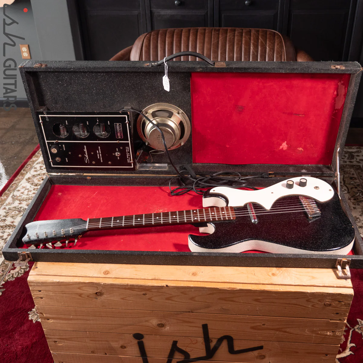 1960s Sears Silvertone Model 1448 Guitar and Amplifier Case
