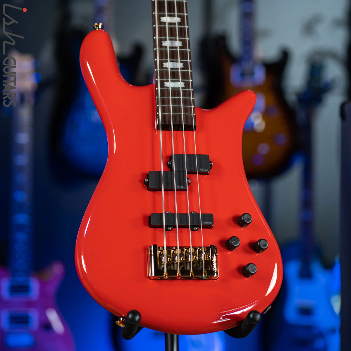 Spector Euro 4 Classic Red Gloss Bass Guitar Demo