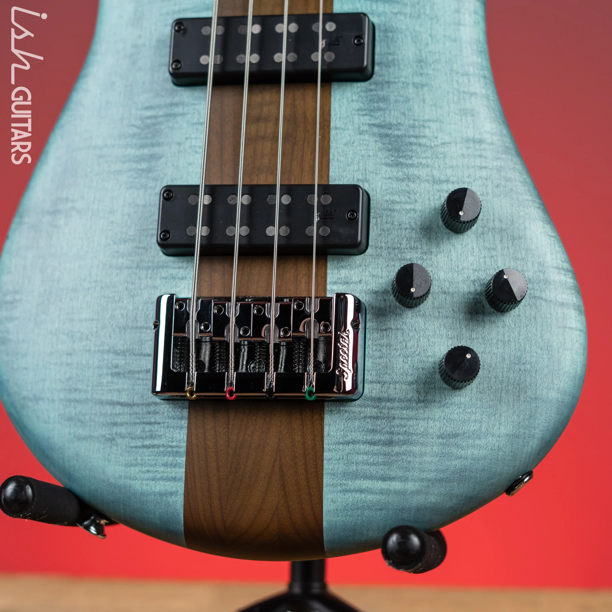 Spector Euro 4 RST 4-String Bass Turquoise Tide Matte - Image 4