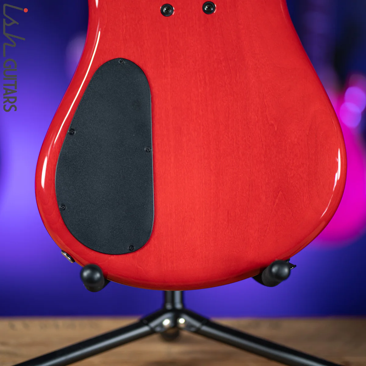 Spector Eurobolt 4 Inferno Red Gloss Poplar Burl Bass Guitar B-STOCK - Image 12