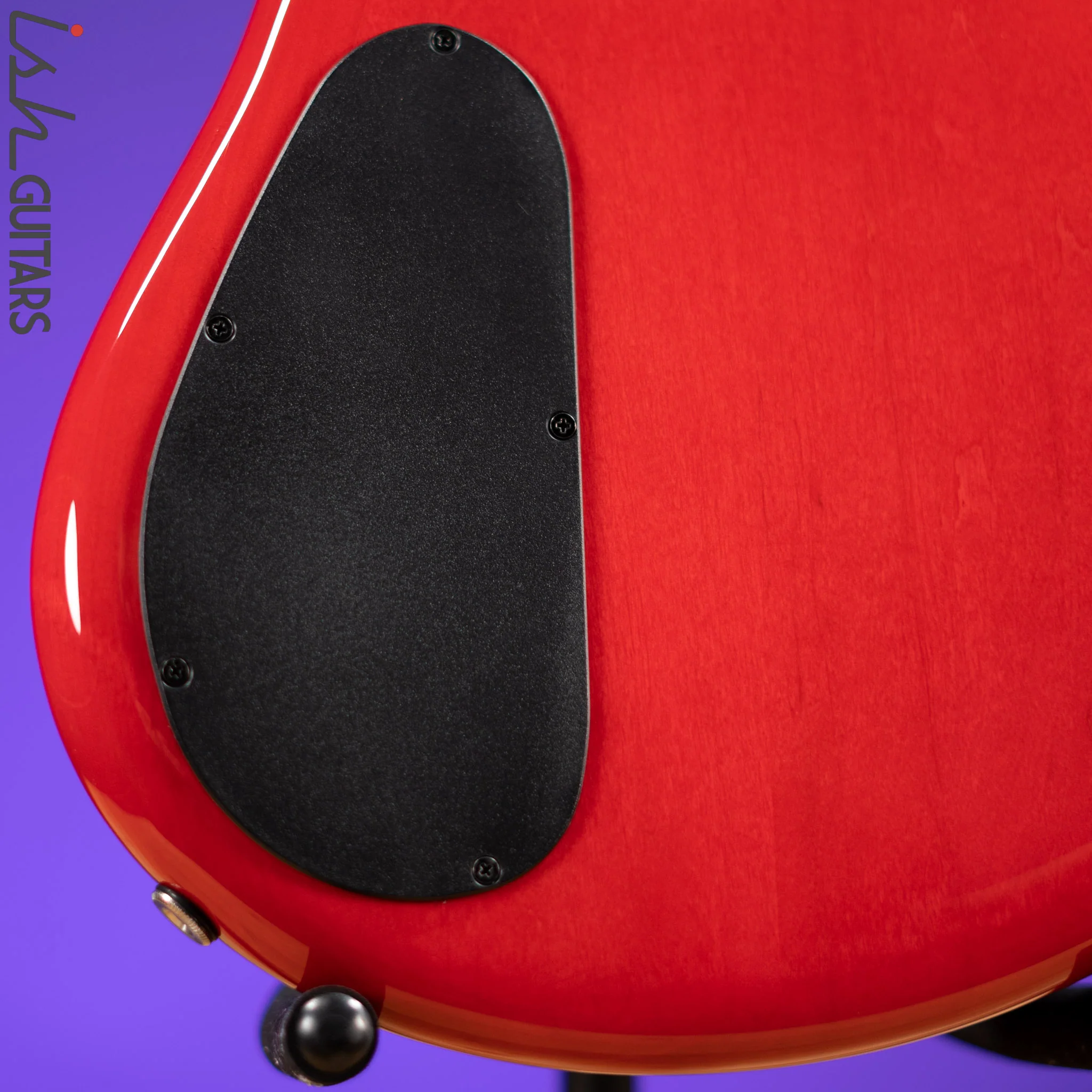 Spector Eurobolt 5 Inferno Red Gloss Poplar Burl Bass Guitar Demo - Image 9