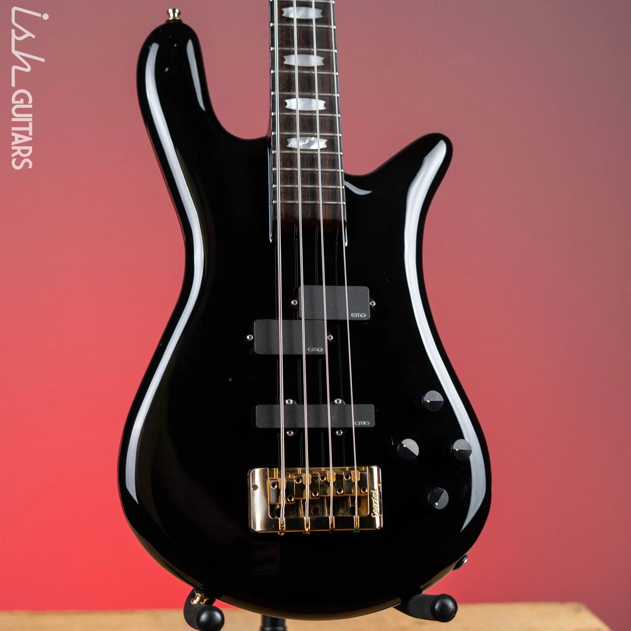 Spector Ian Hill Signature 50th Anniversary Bass Black Gloss