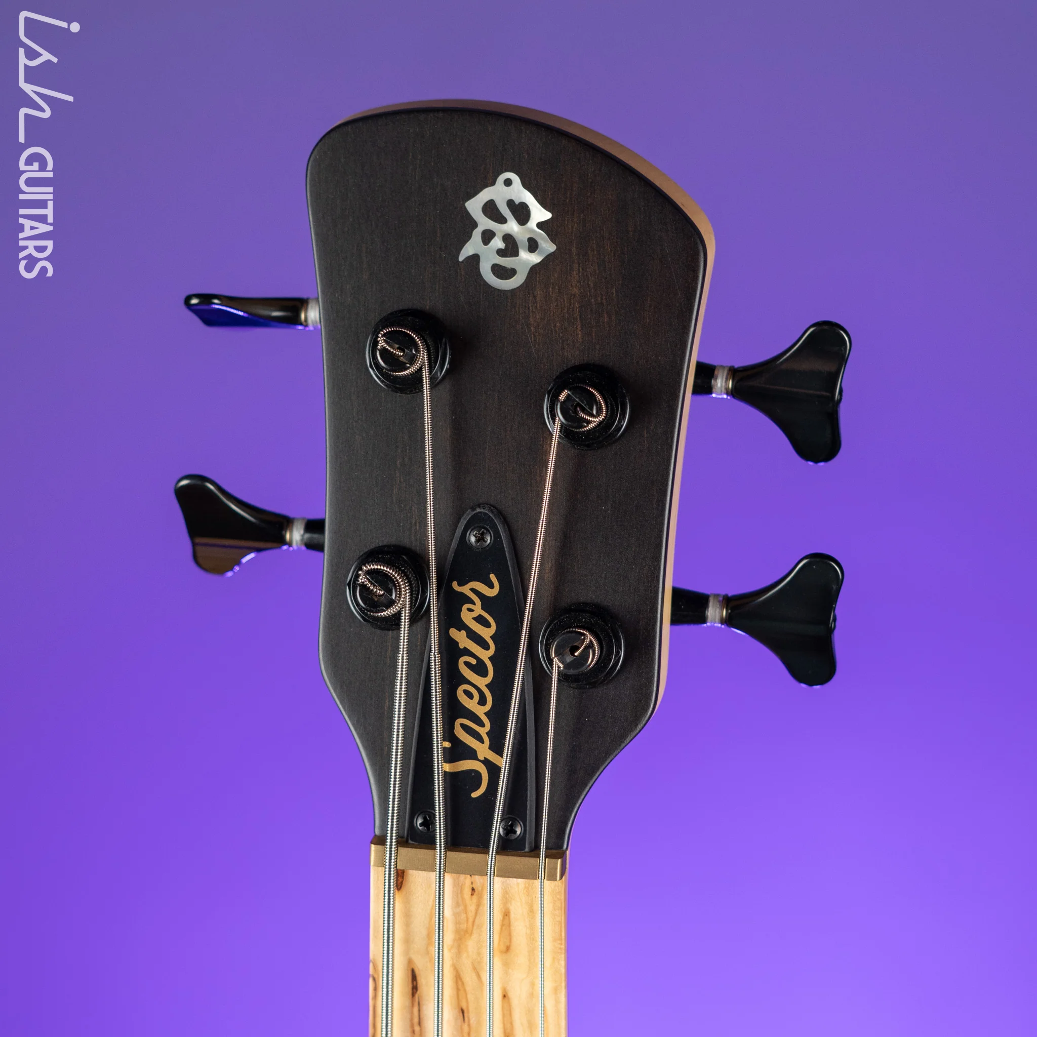 Spector USA NS-2 Bolt On Bark Infused Maple DW Neck 4 String Bass - Image 5