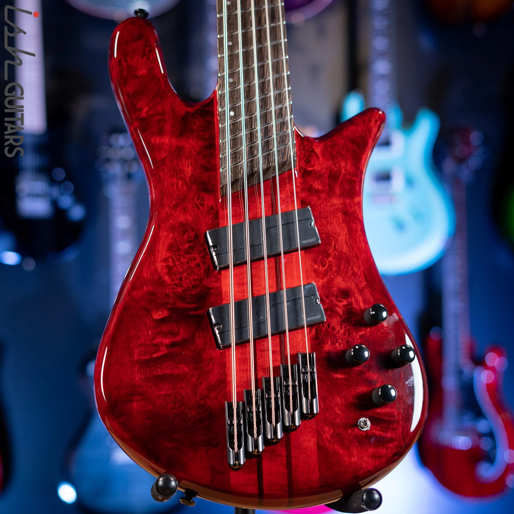 Spector NS Dimension 5 Multiscale Bass Inferno Red Gloss