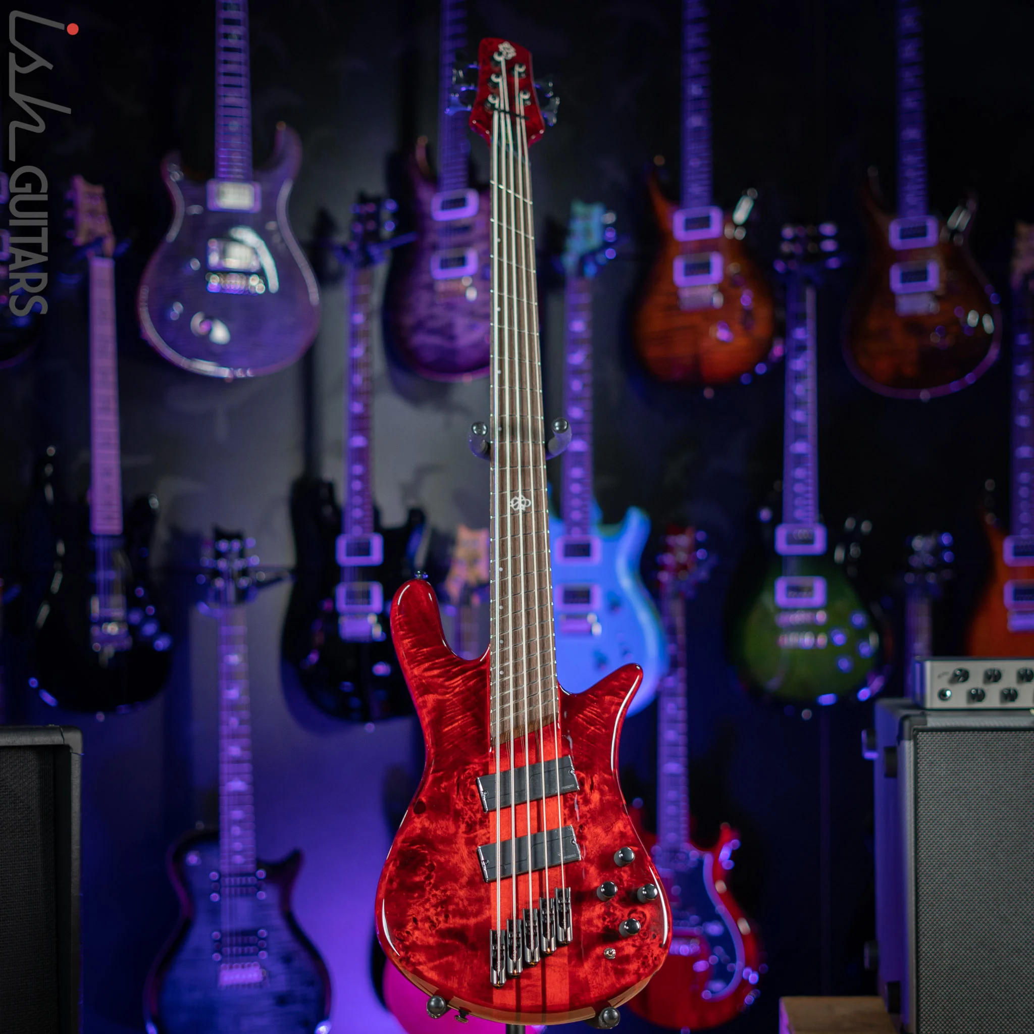 Spector NS Dimension 5 Multiscale Bass Inferno Red Gloss - Image 2